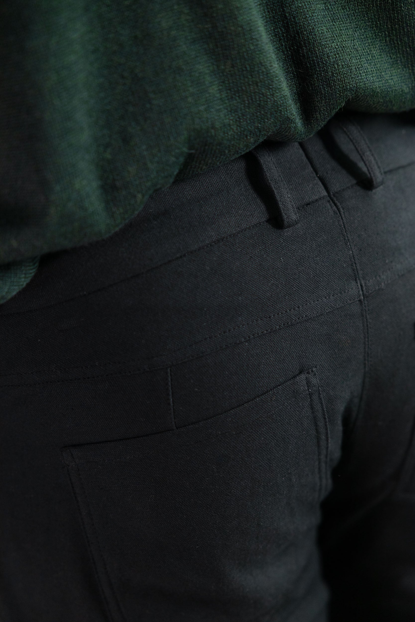 Bio-Baumwoll Hose Prakrit Schwarz