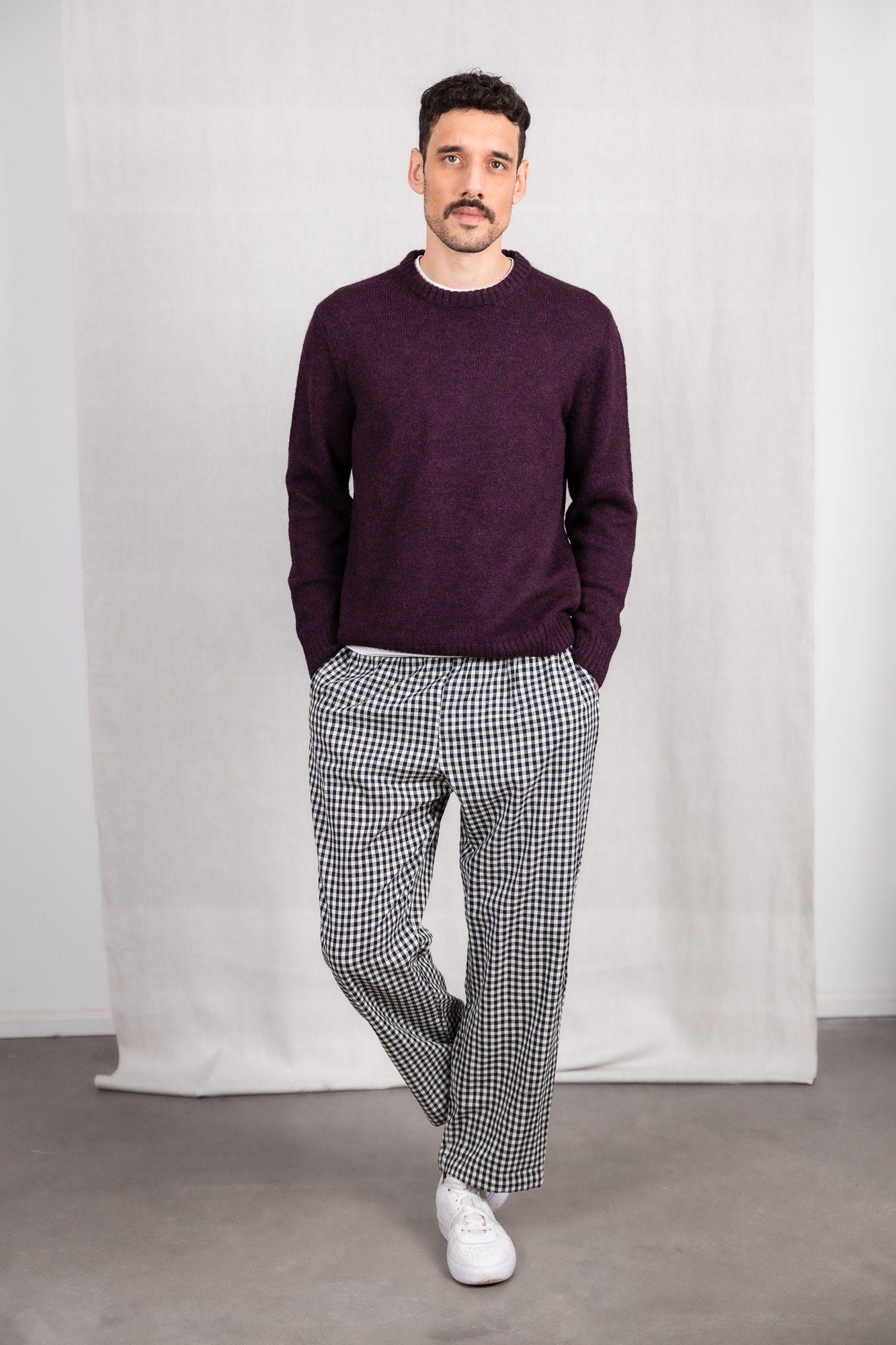 Bio-Baumwoll Hose Jhan Kariert