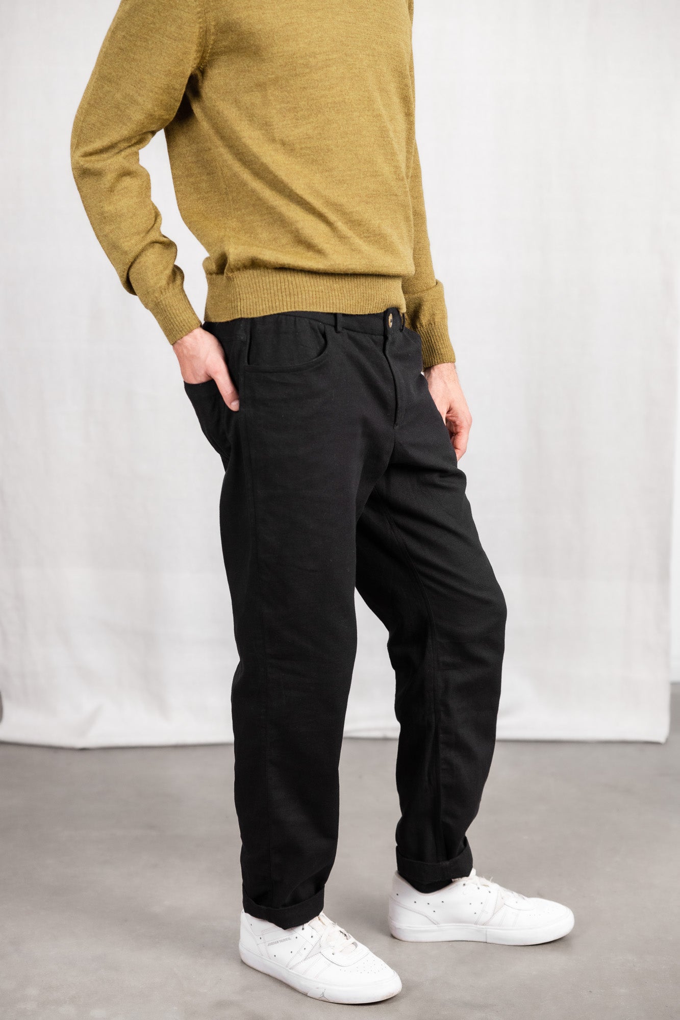 Bio-Baumwoll Hose Prakrit Schwarz