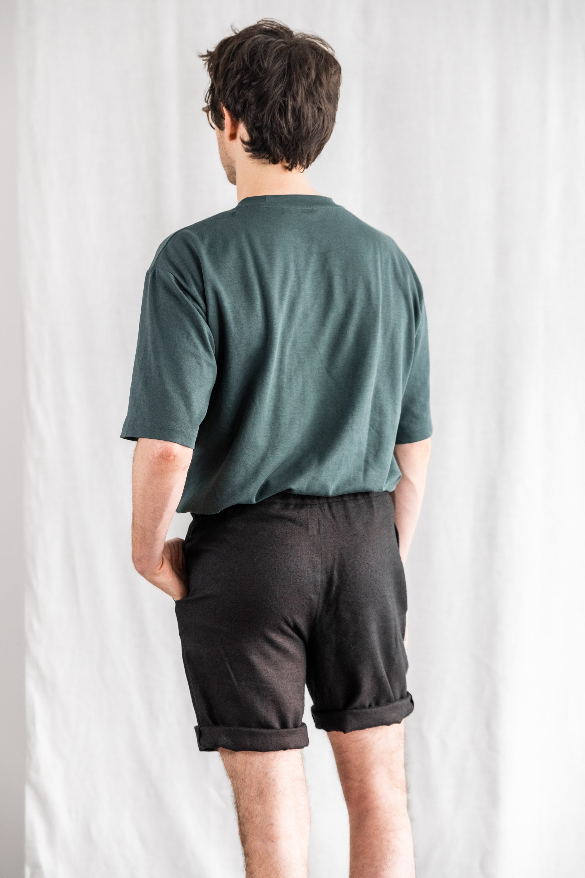 Organic Cotton Shorts Devaki Black