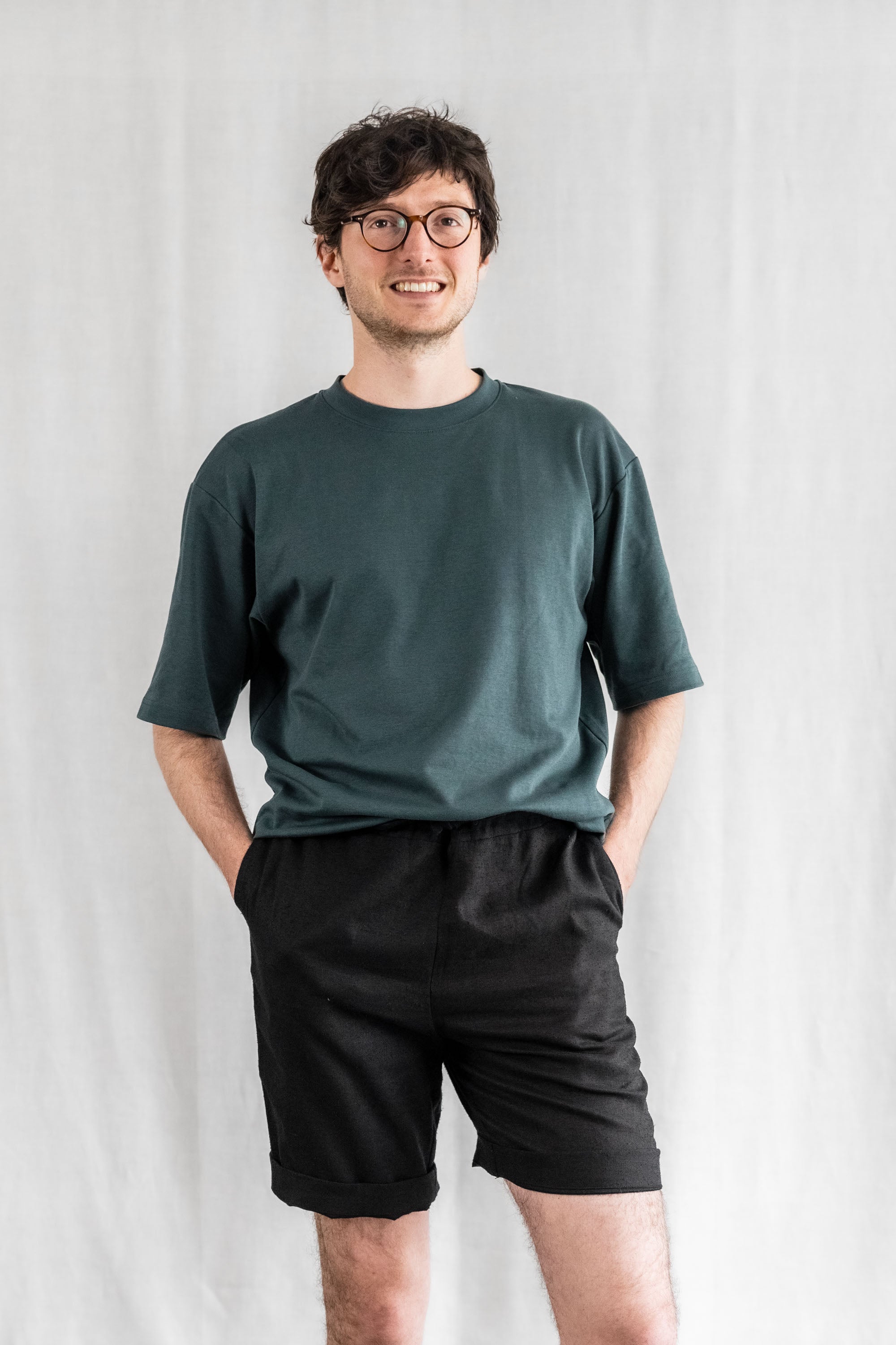 Organic Cotton Shorts Devaki Black