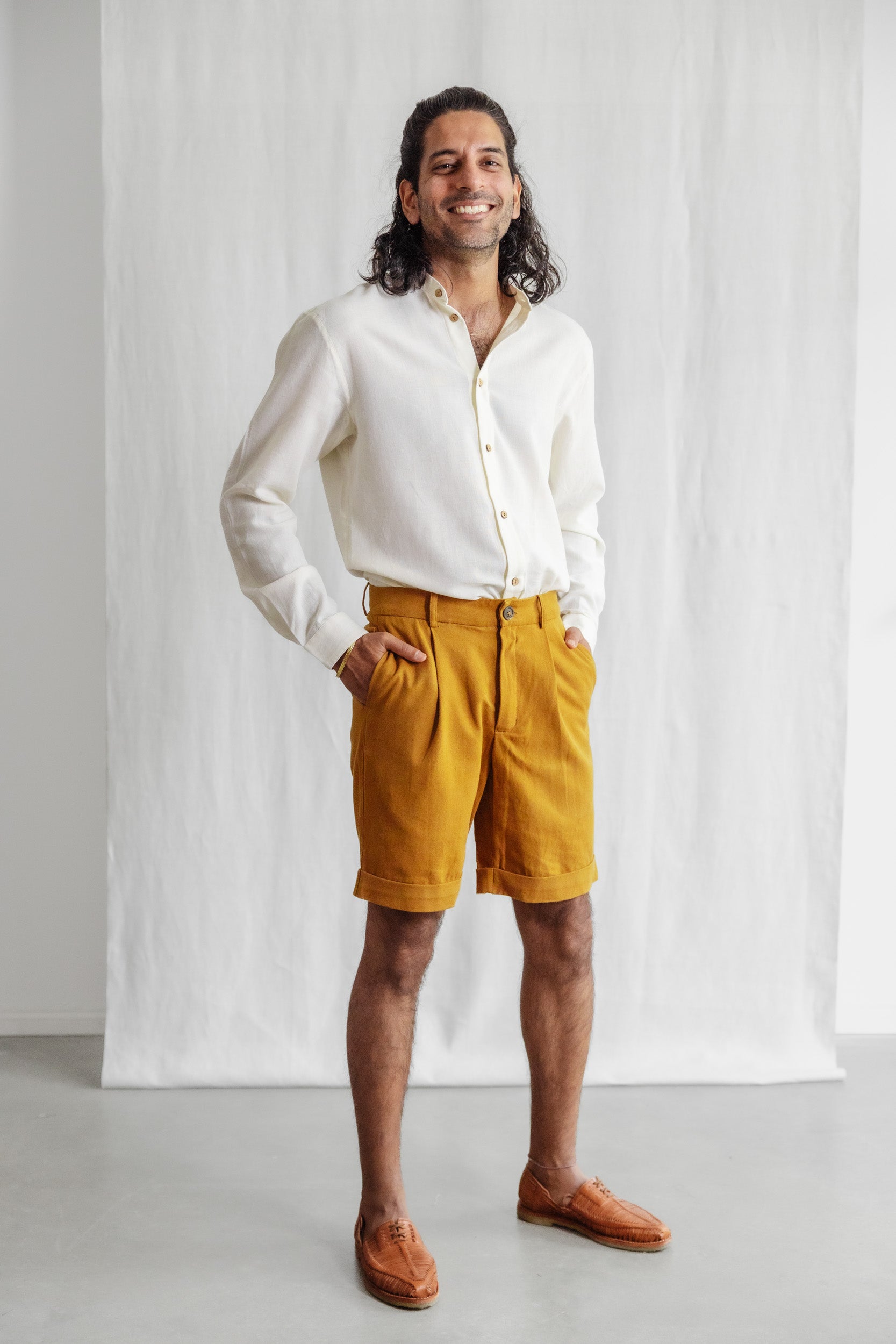 Organic Cotton Shorts Heet Curry