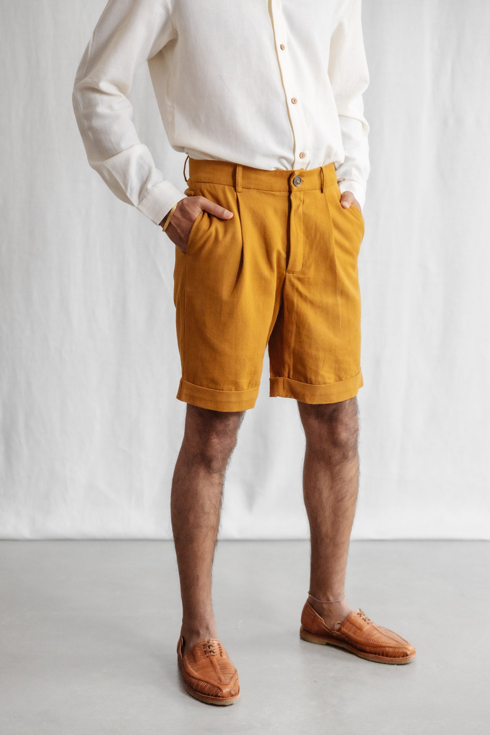 Organic Cotton Shorts Heet Curry