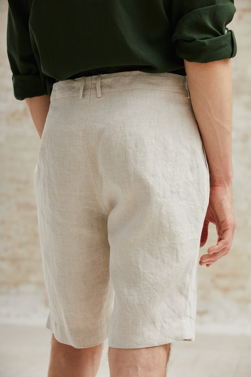 Hemp Shorts Heet Greige