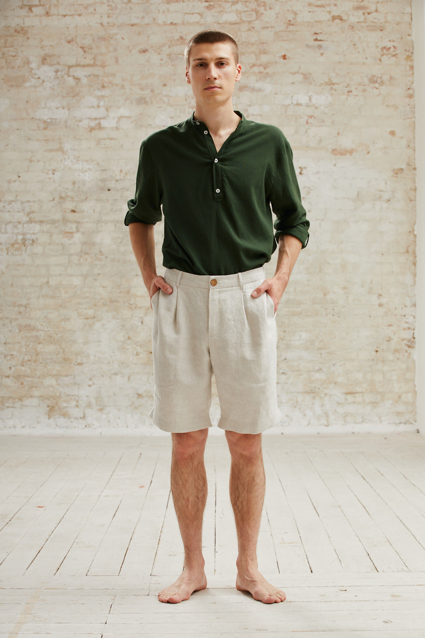 Hemp Shorts Heet Greige