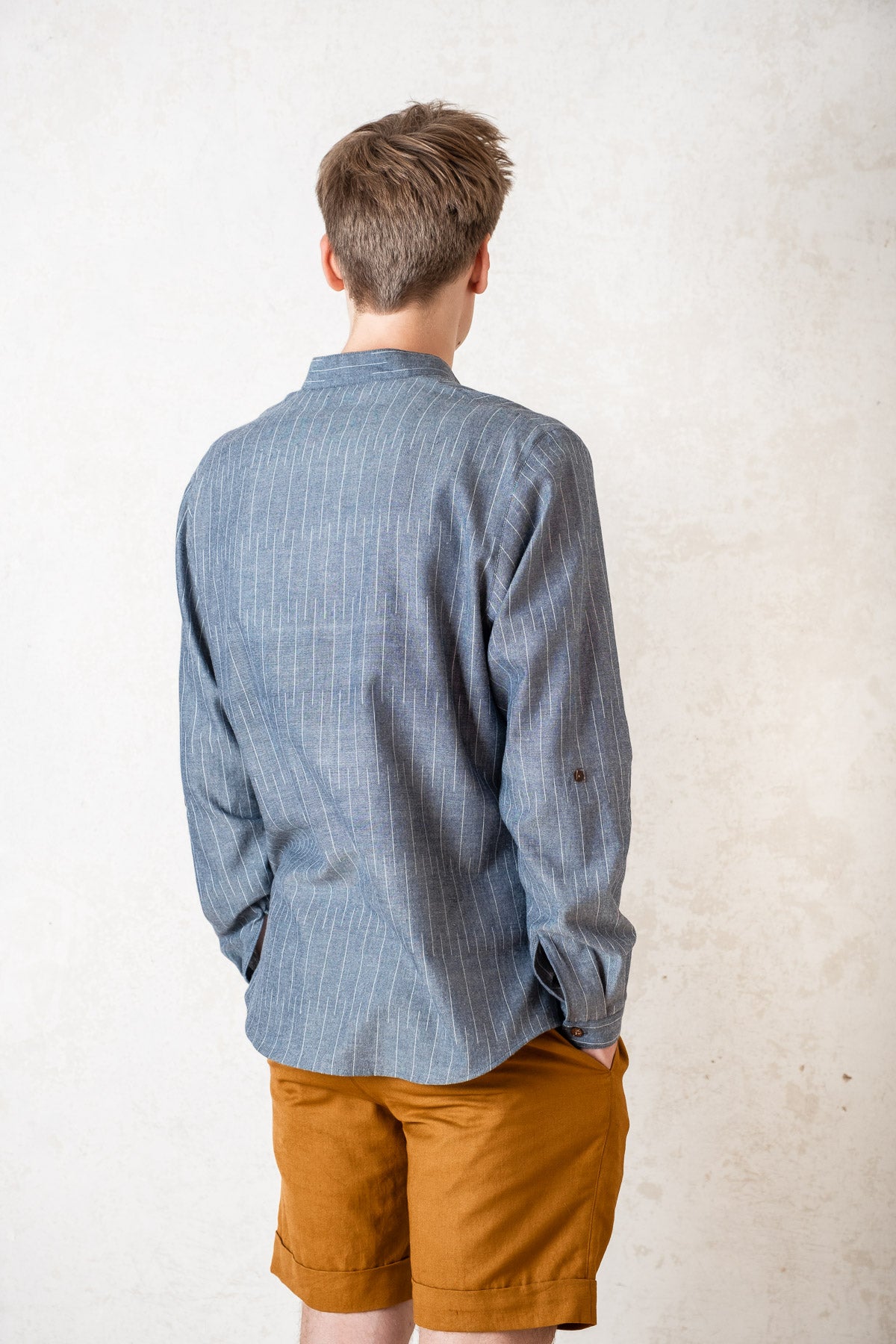 Organic Cotton Tunic Tanu Pinstripe Blue