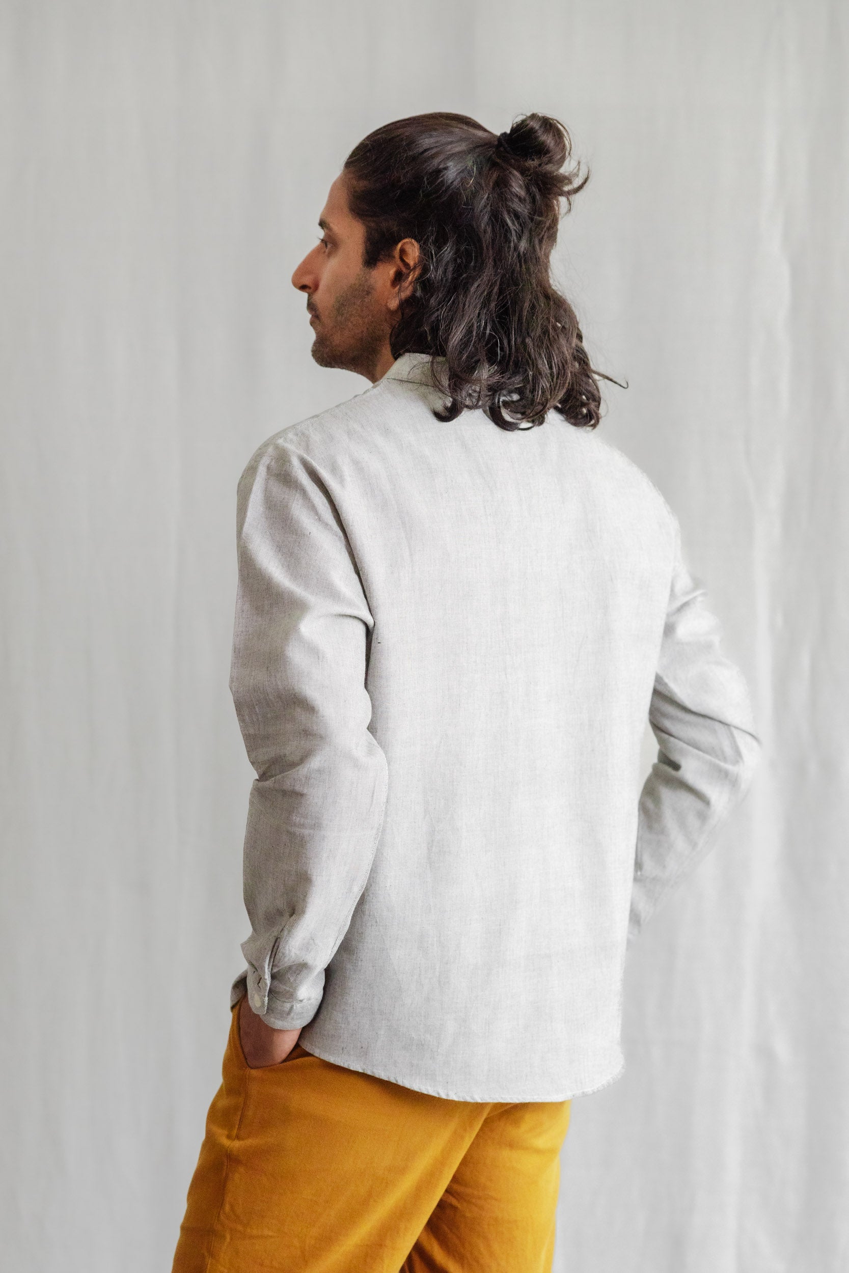 Organic Cotton Tunic Tanu Light Grey