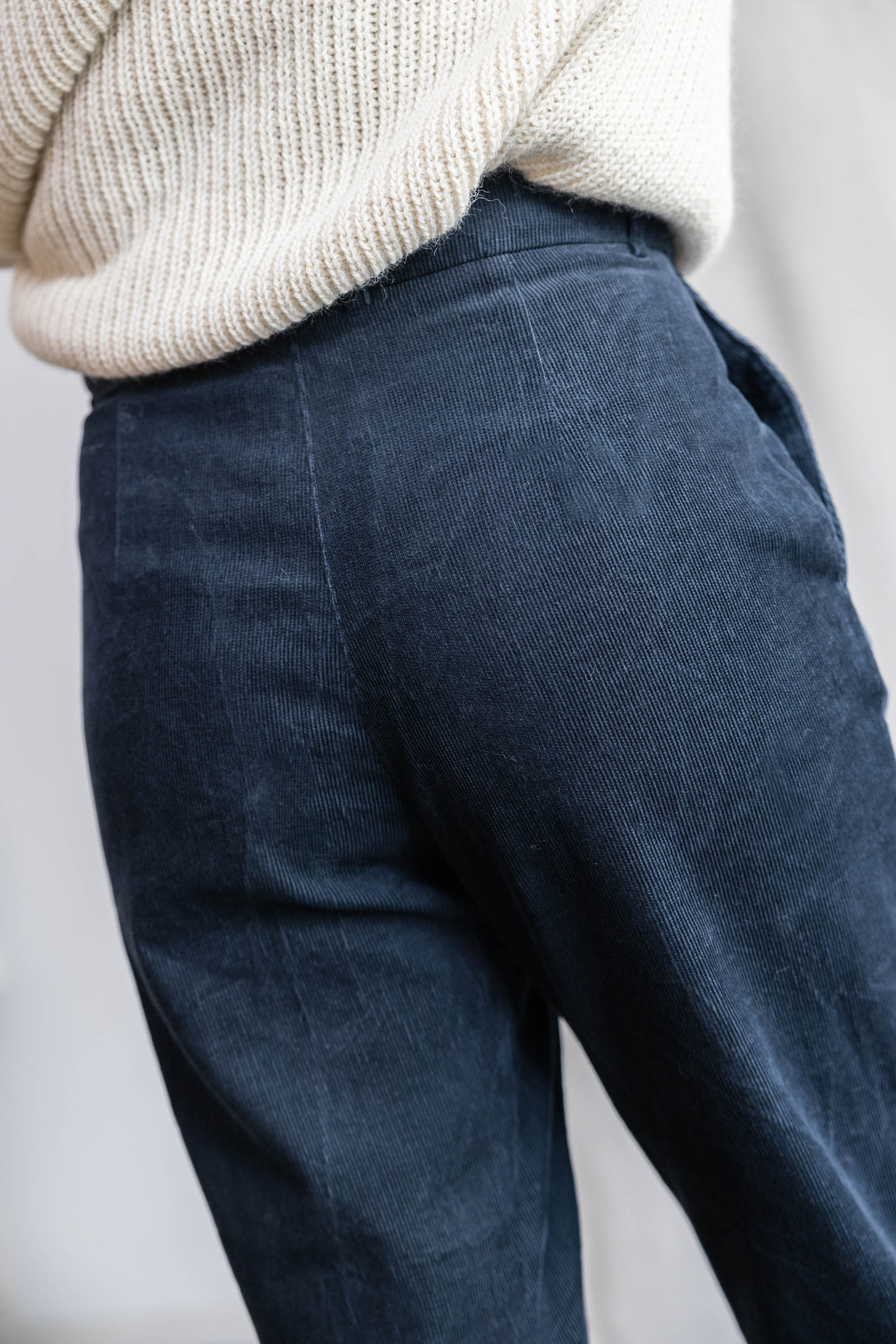 Bio-Baumwollcord Hose Suhrut Nachtblau