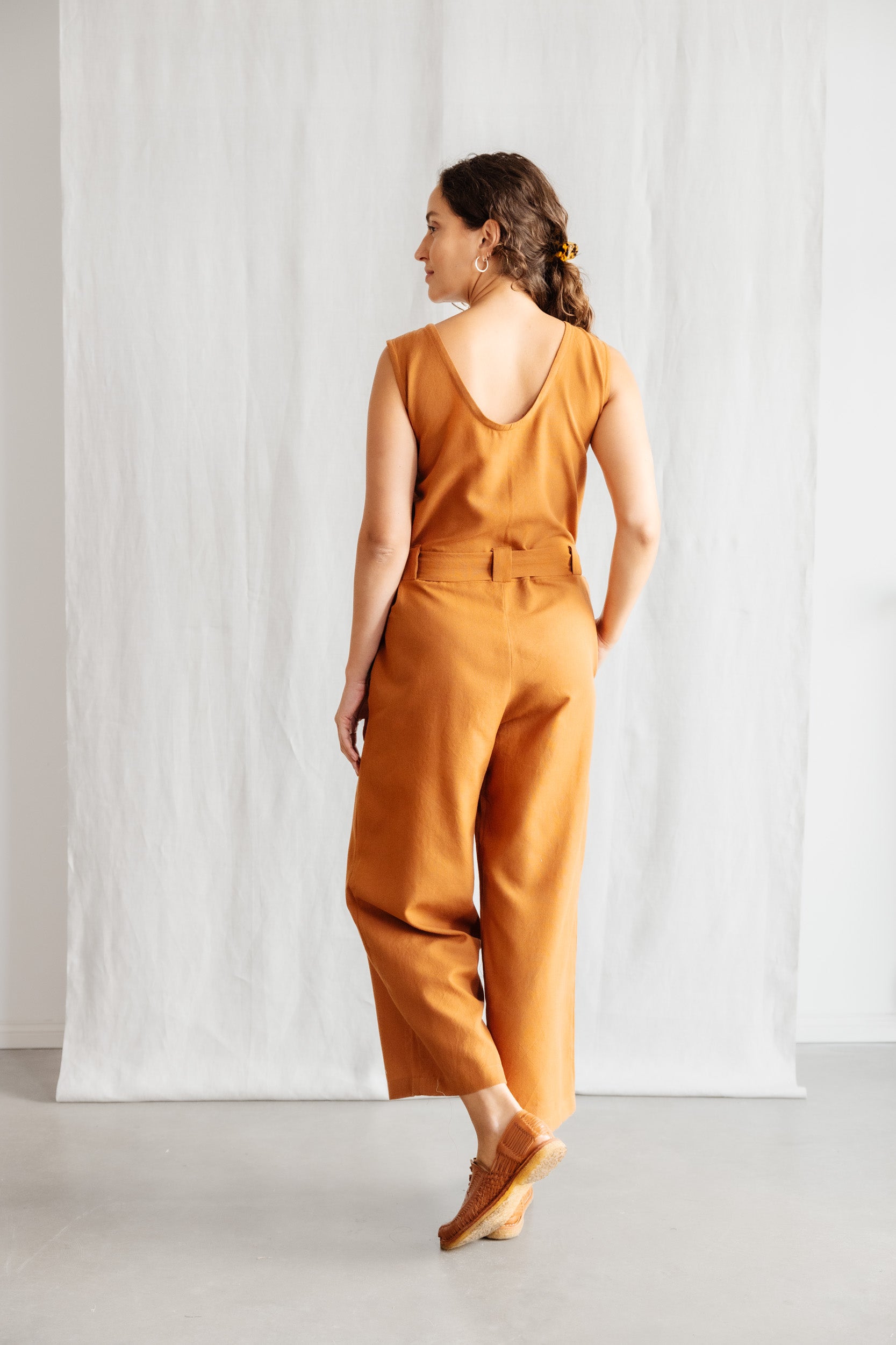 Cotton Jumpsuit Daksha Hazelnut
