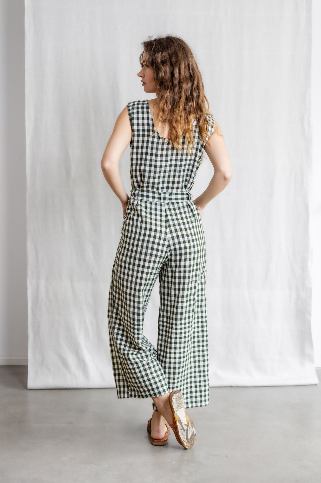 Baumwoll Jumpsuit Daksha Checks
