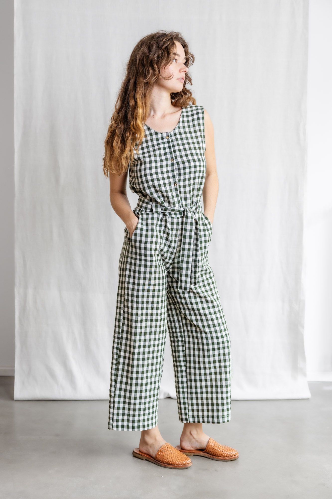 Baumwoll Jumpsuit Daksha Checks