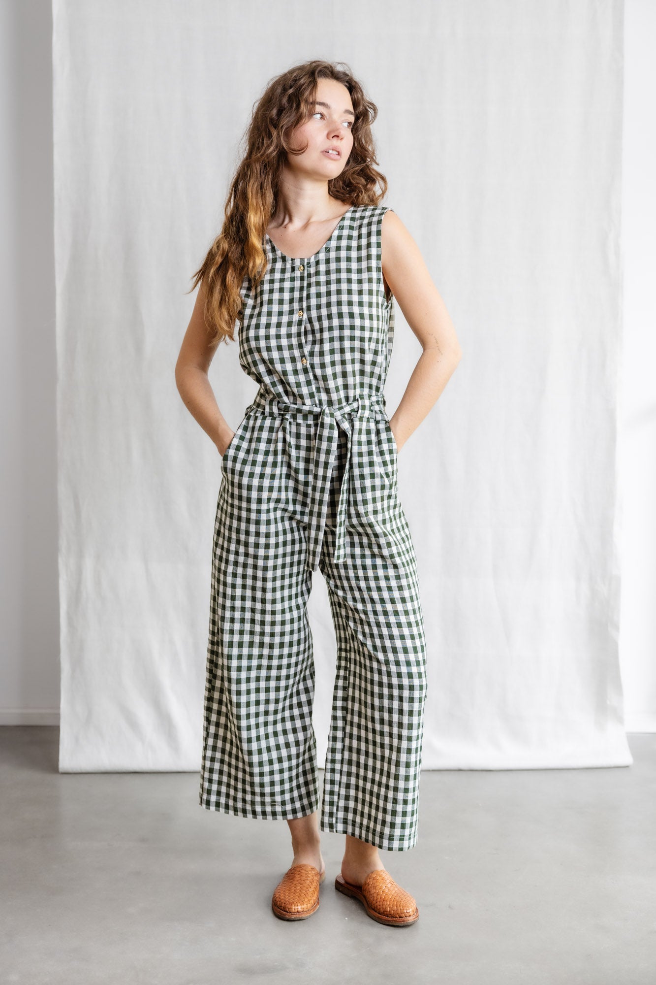 Baumwoll Jumpsuit Daksha Checks