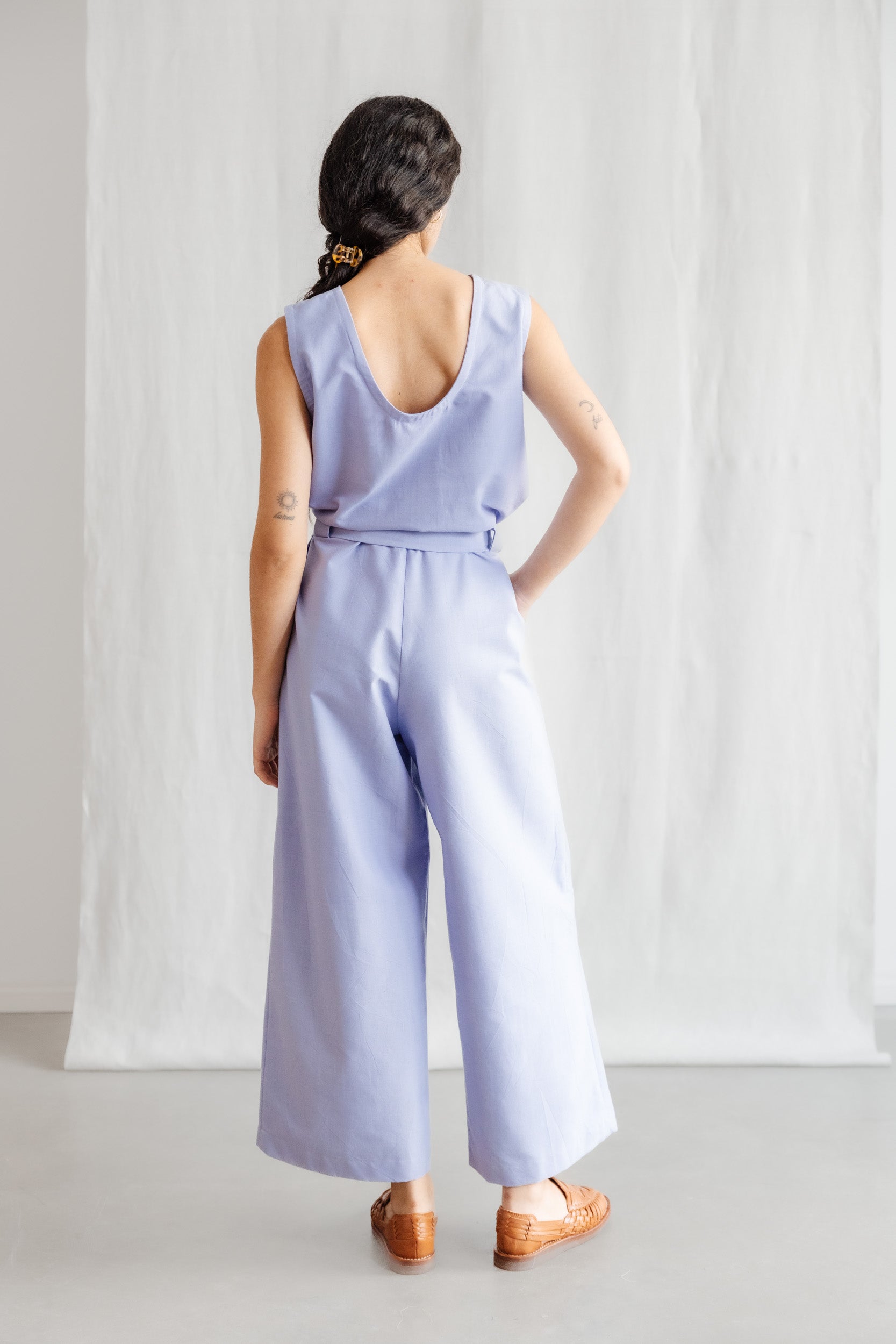 Bio-Baumwoll Jumpsuit Daksha Lila