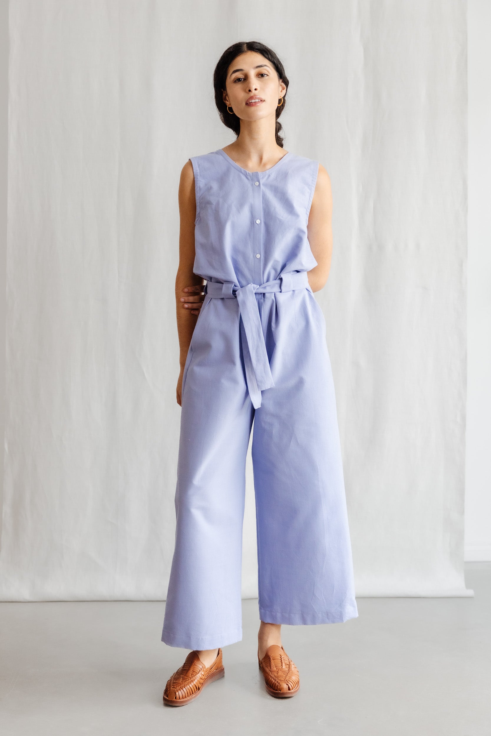 Bio-Baumwoll Jumpsuit Daksha Lila