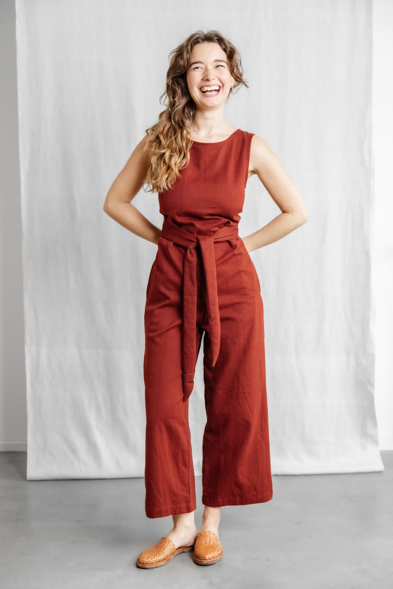 Bio-Baumwoll Jumpsuit Anusha Henna