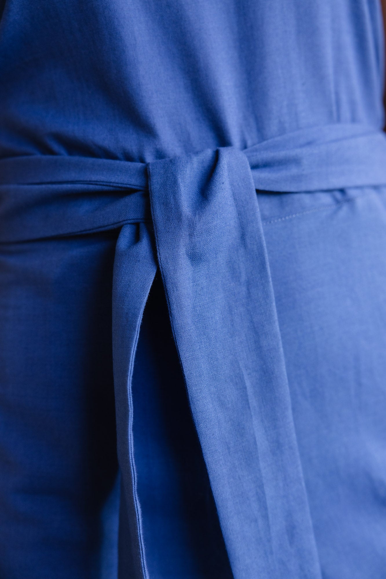 Bio-Baumwoll Jumpsuit Anusha Kobaltblau