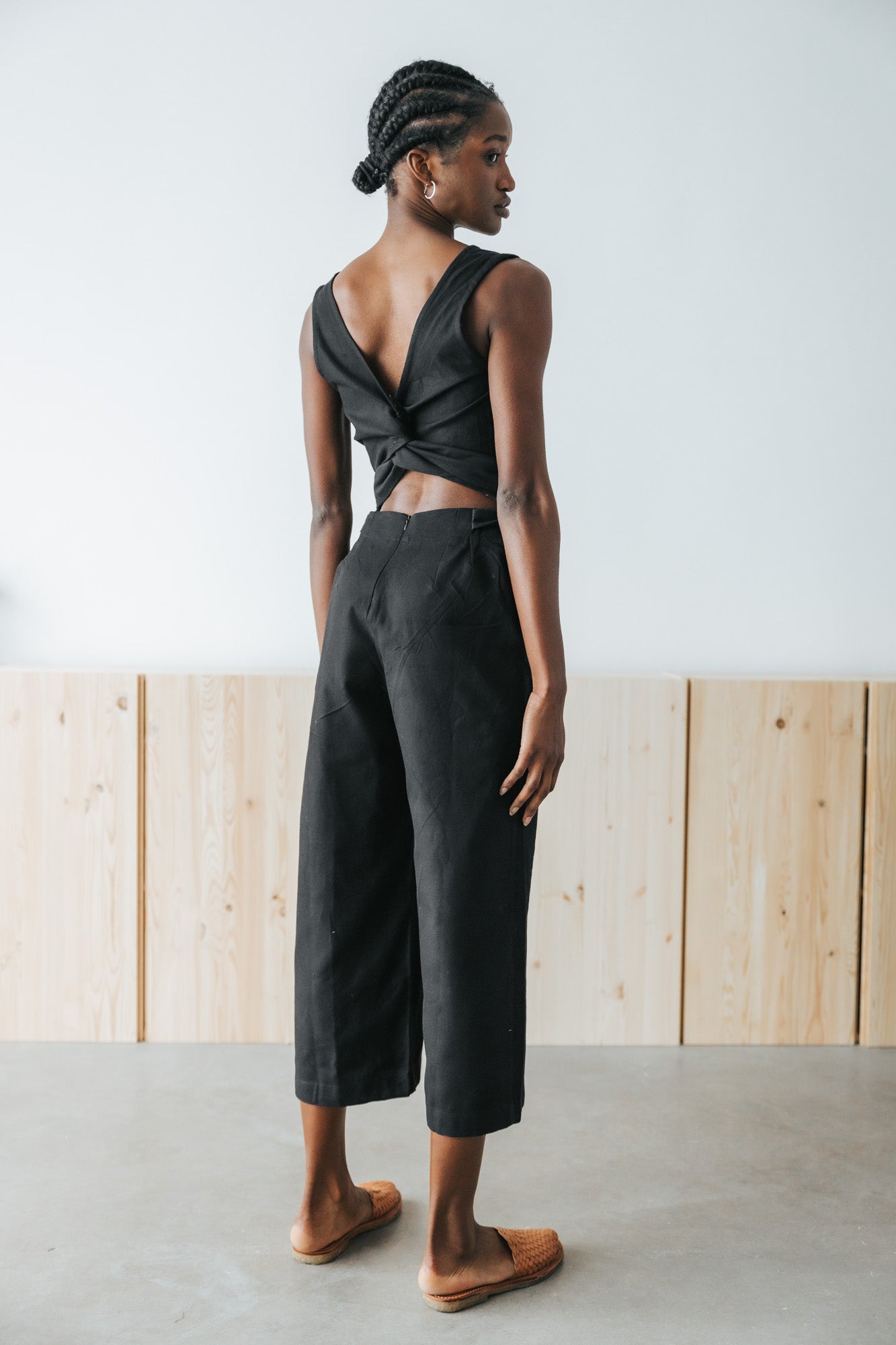 Hemp/Tencel Jumpsuit Anusha Black