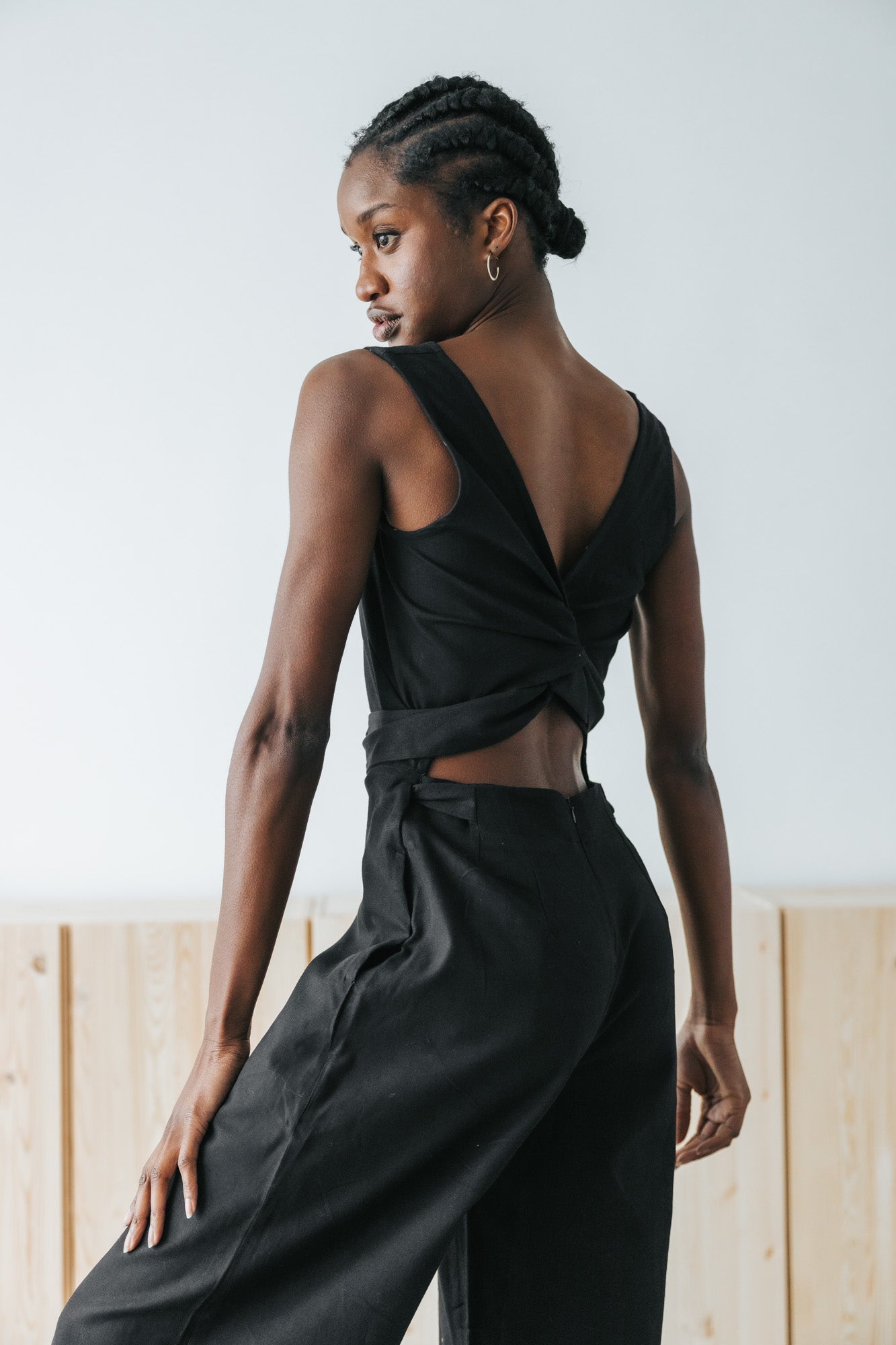 Hemp/Tencel Jumpsuit Anusha Black