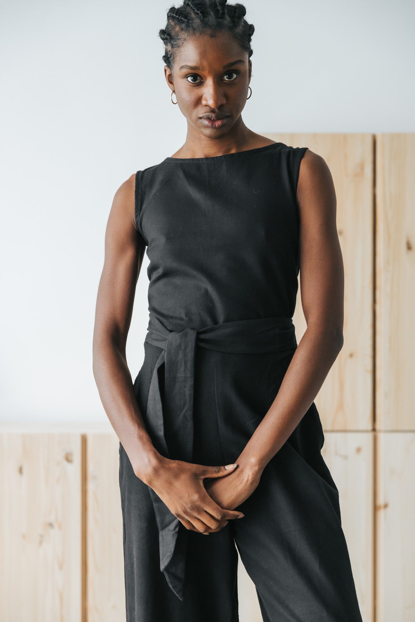 Hemp/Tencel Jumpsuit Anusha Black
