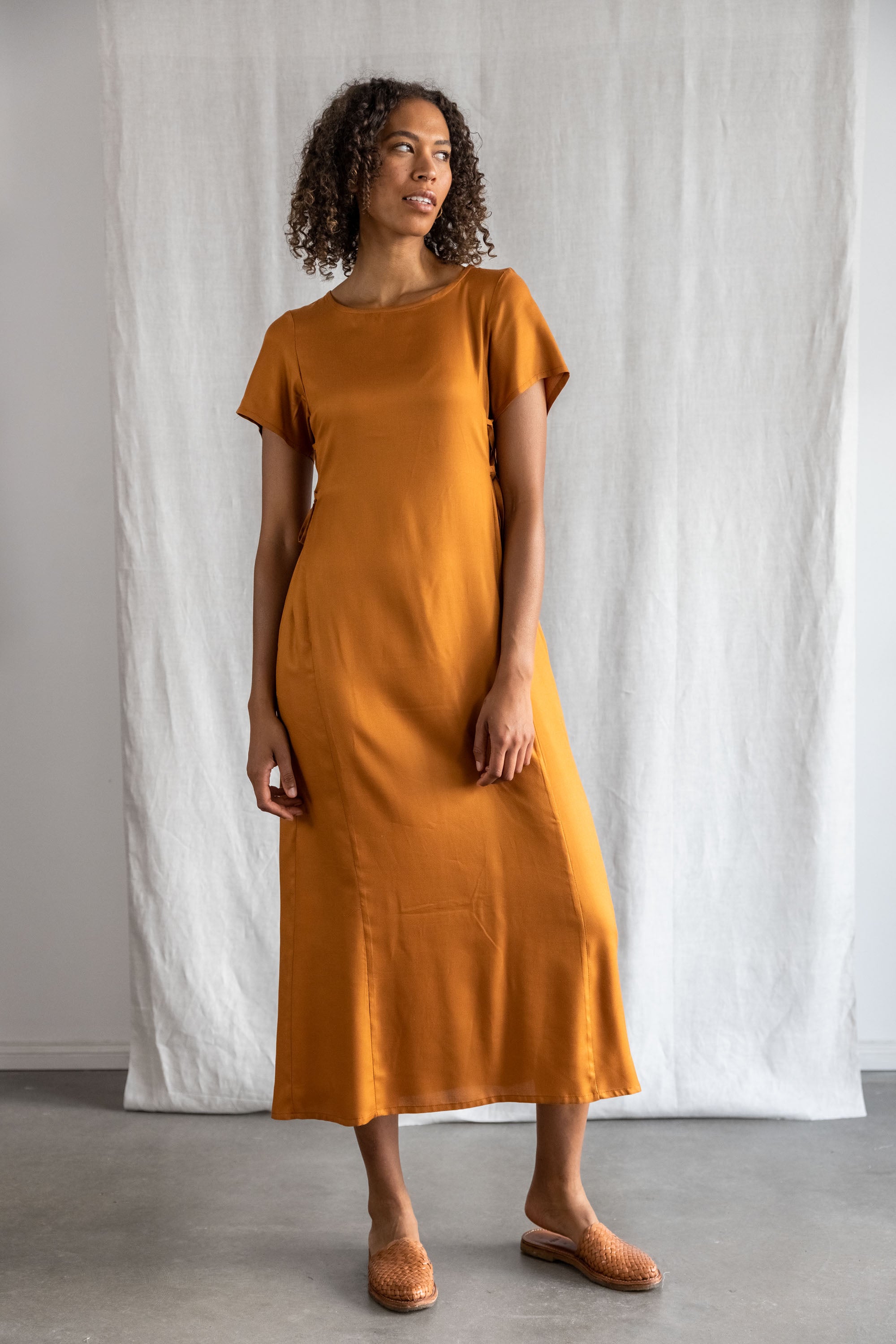 Modal Dress Ishani Copper