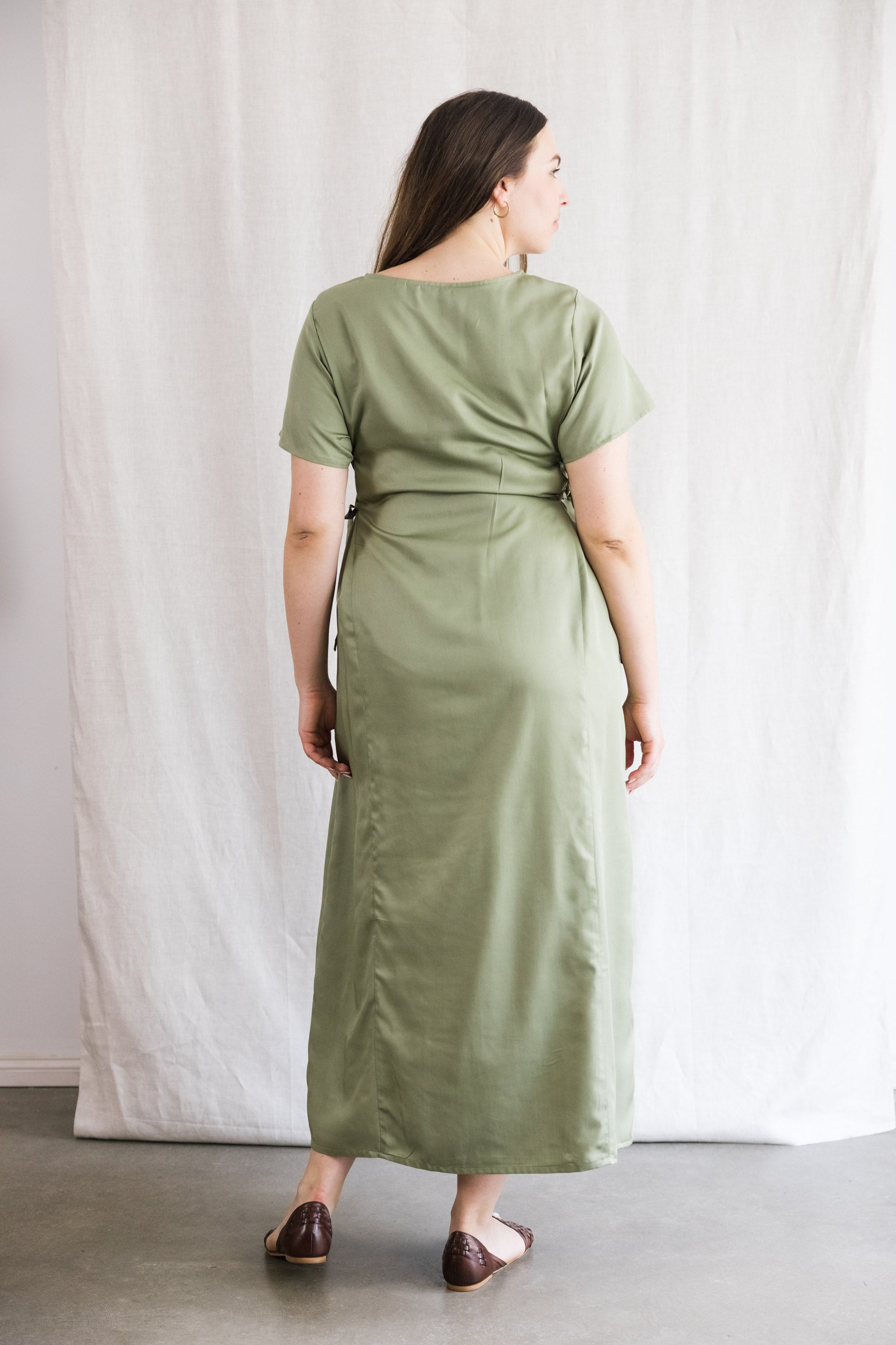 Modal Dress Ishani Matcha