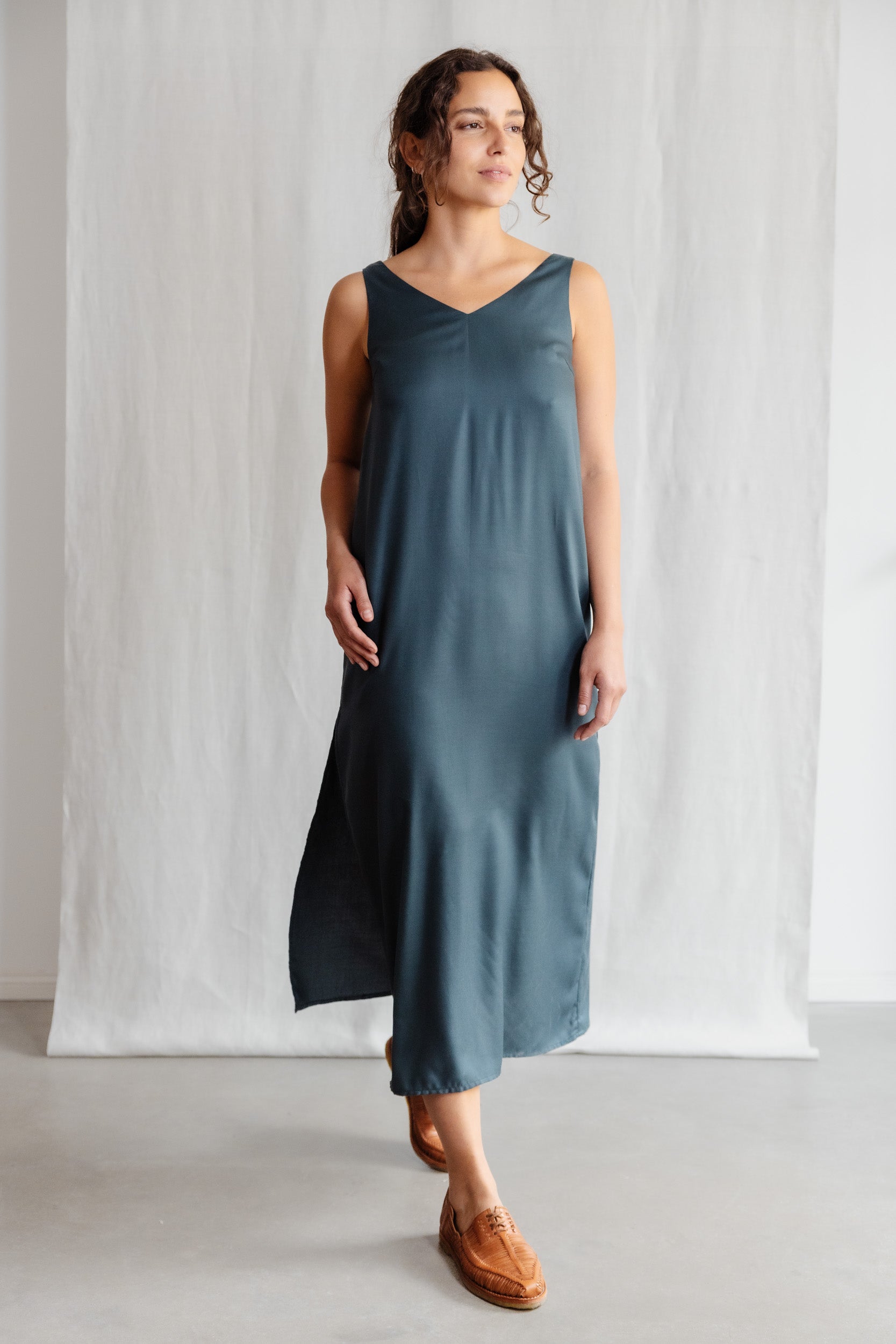 Modal Kleid Arohi Waldgrün