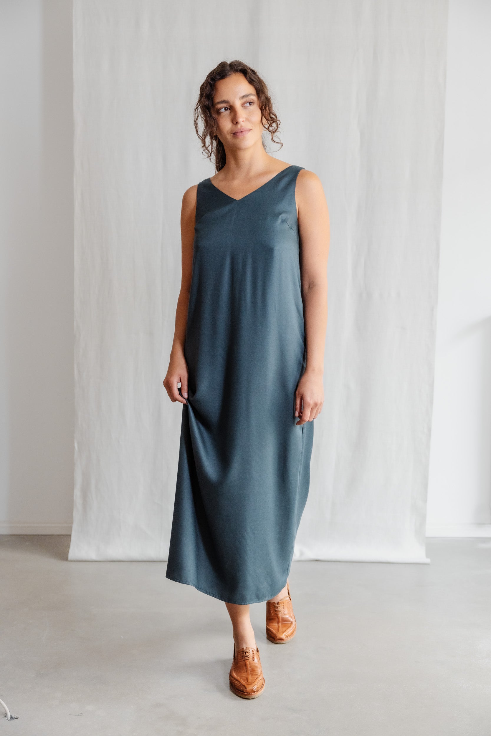 Modal Kleid Arohi Waldgrün