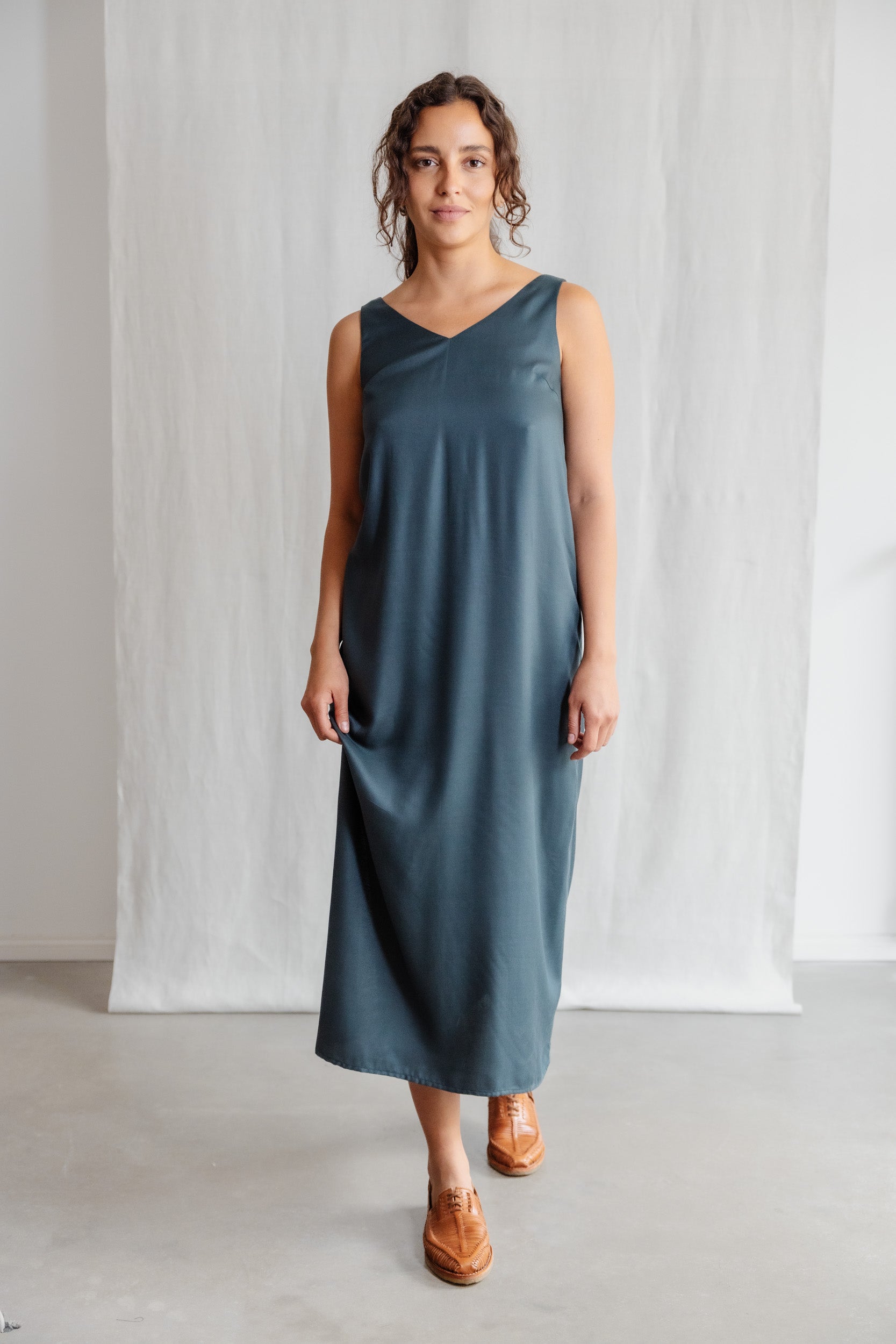 Modal Kleid Arohi Waldgrün