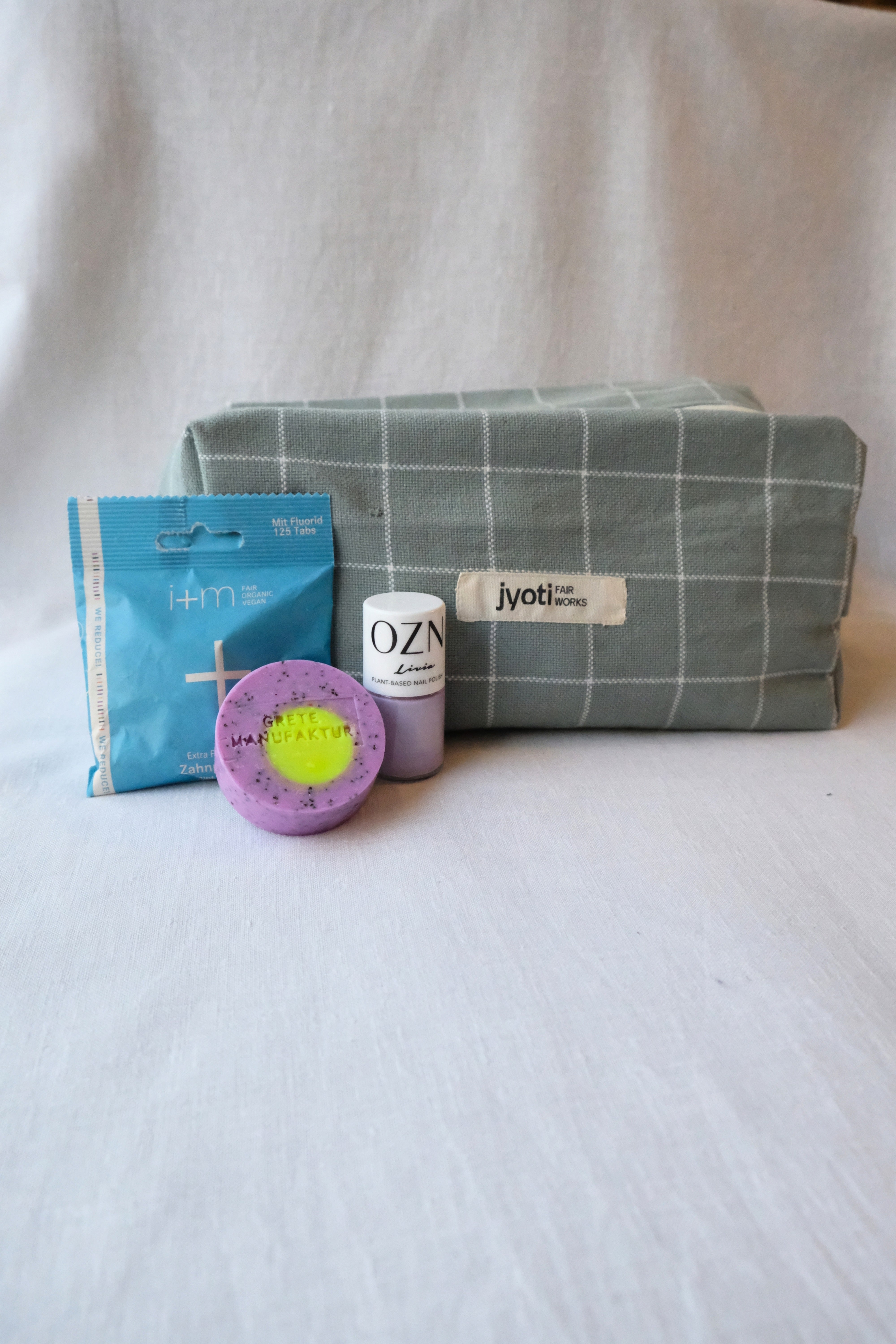 Cotton toiletry bag Phavvaara Ice