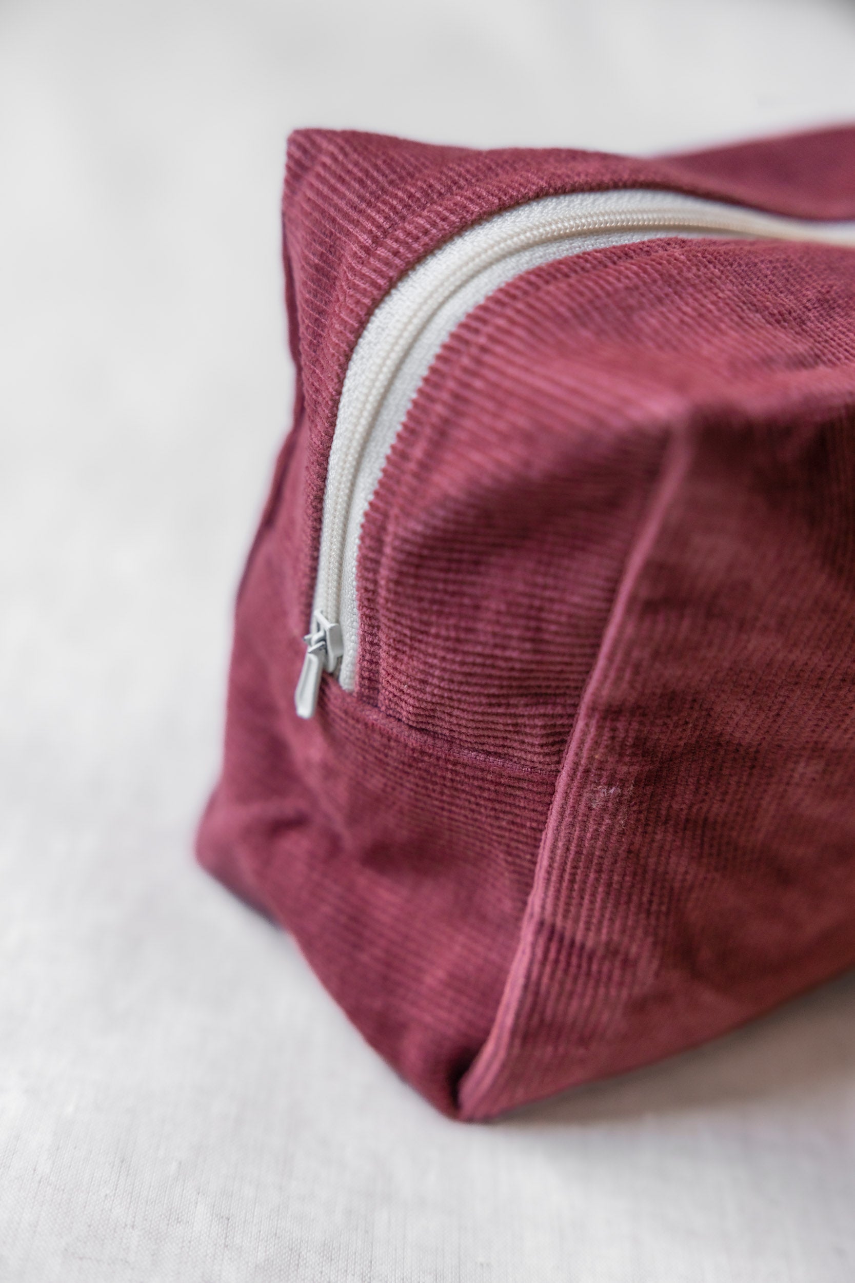 Baumwoll Kulturtasche Snaan Altrosa