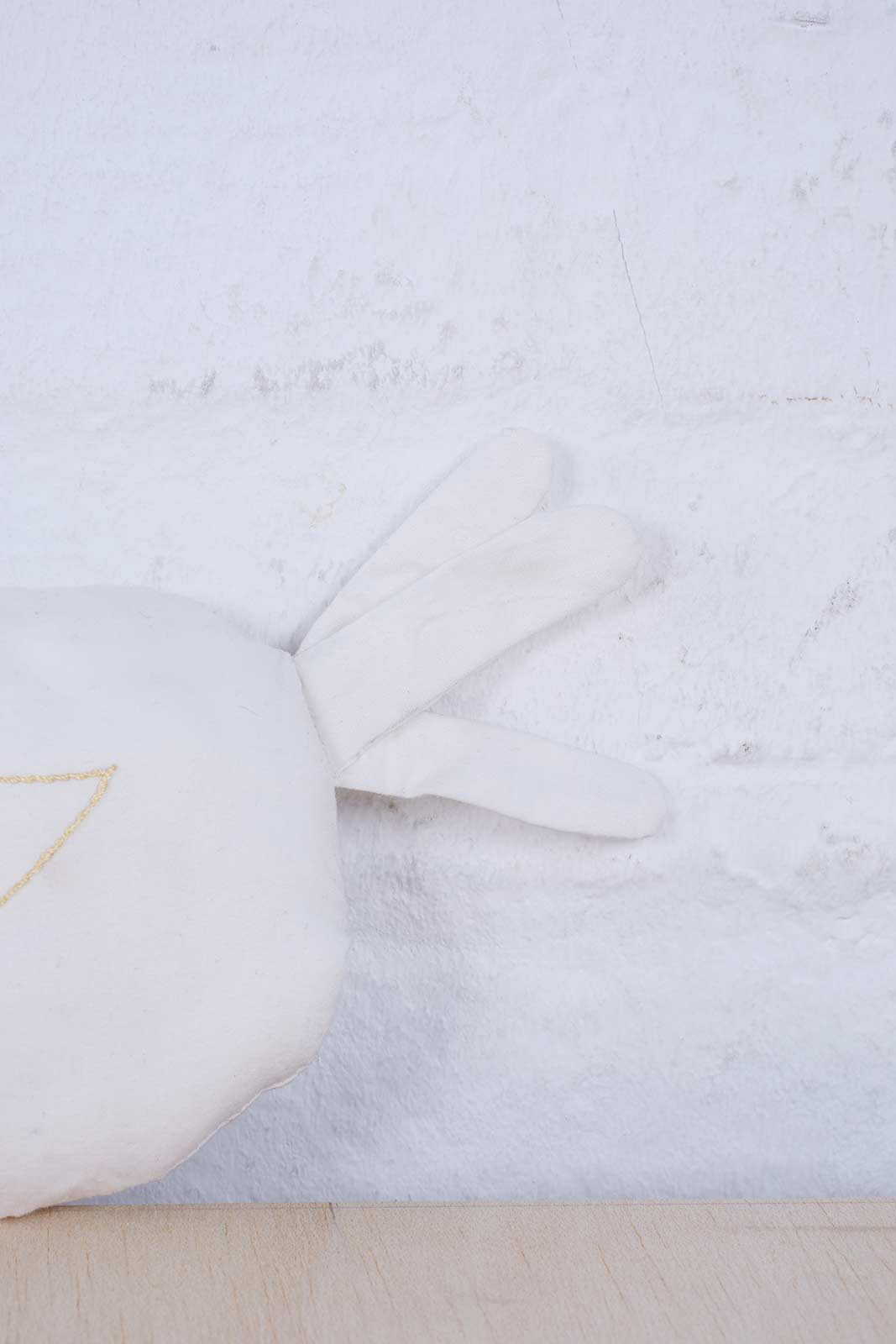 Bio-Baumwoll Kuscheltier Ente Erna weiß bestickt