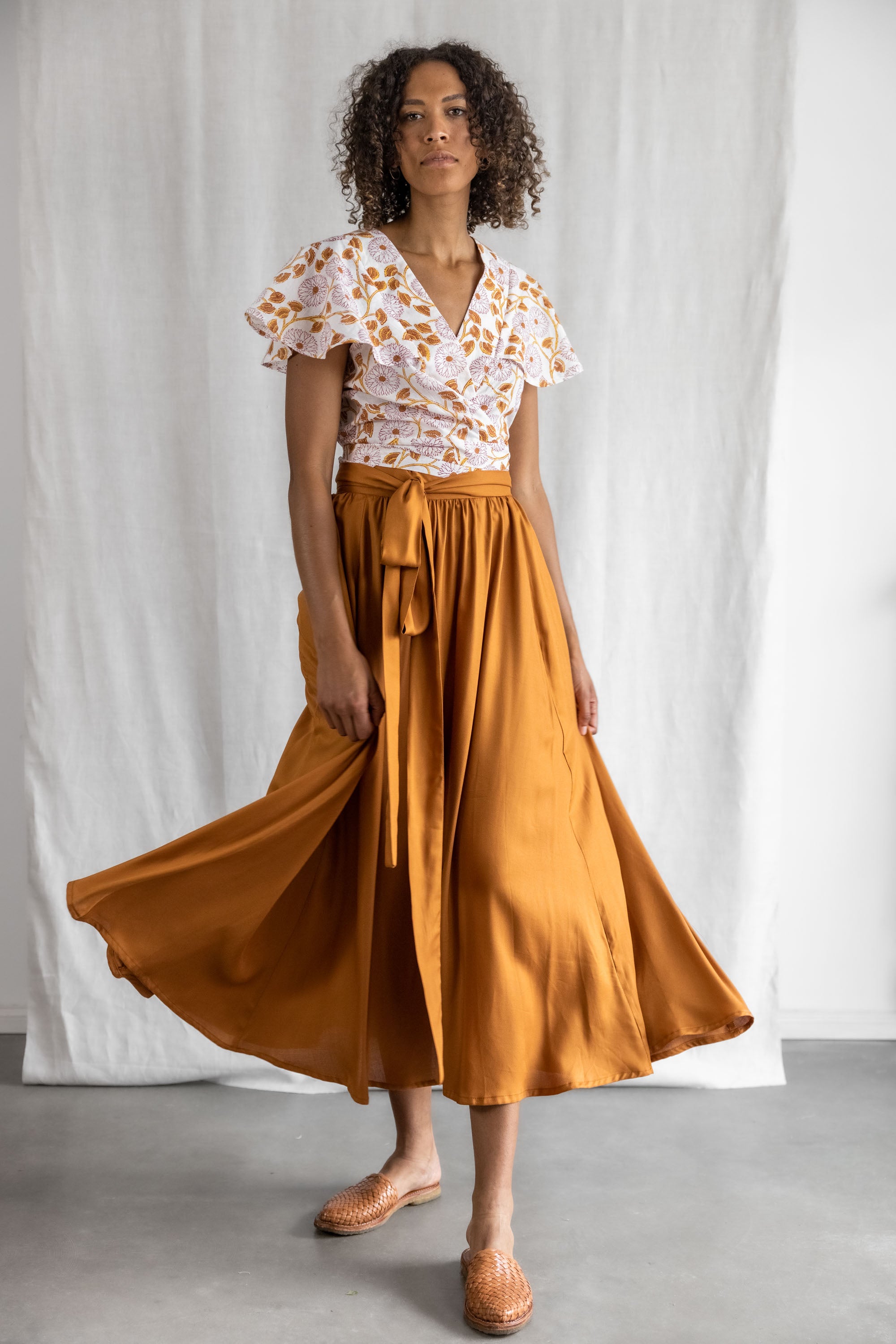 Modal Skirt Sarita Copper