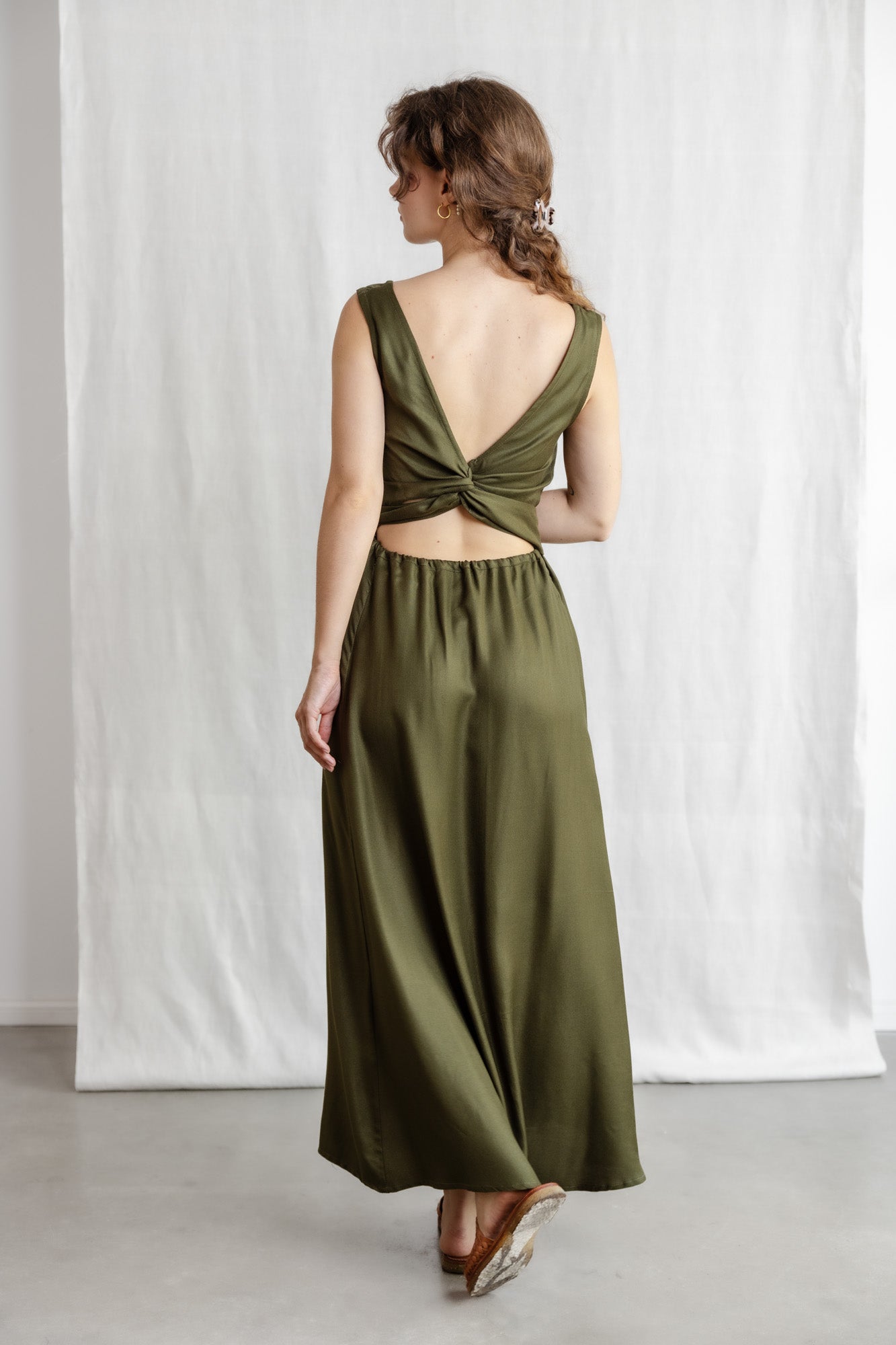 Modal dress Khushi Khaki