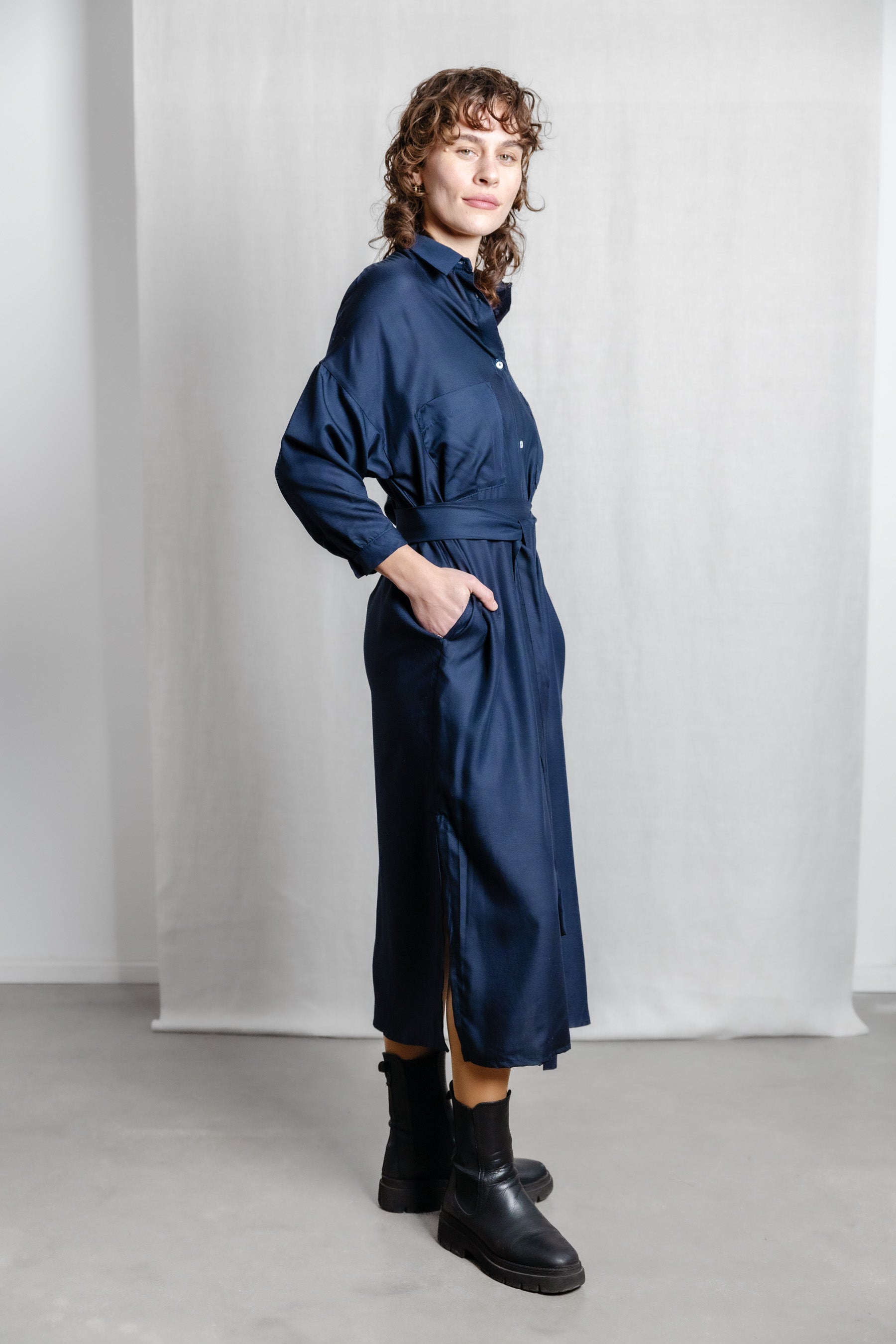 Modal Dress Ananya Sapphire