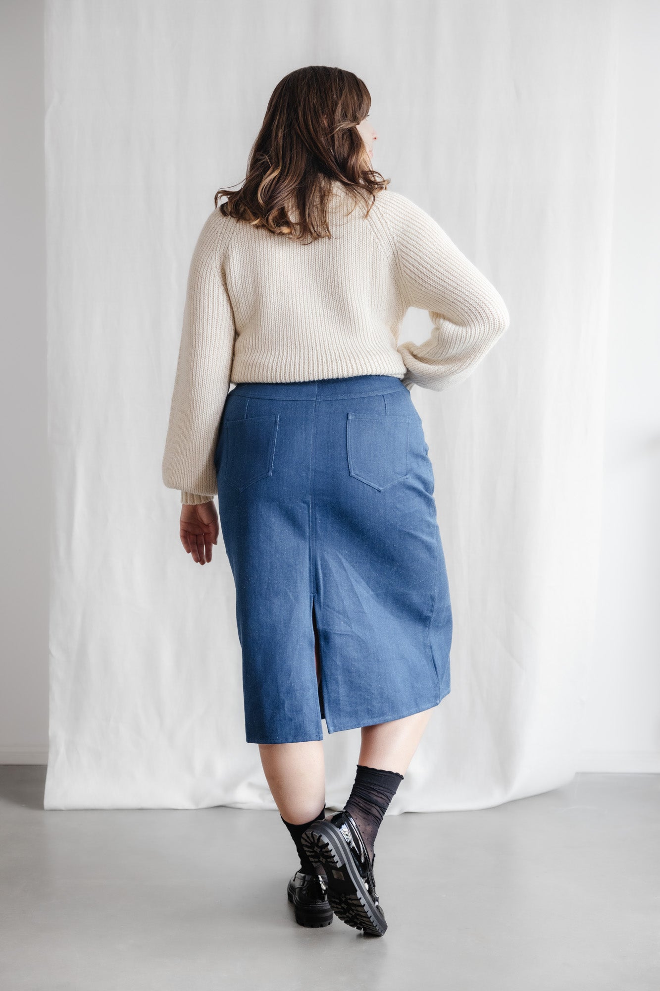Organic cotton denim skirt Aleena Denim