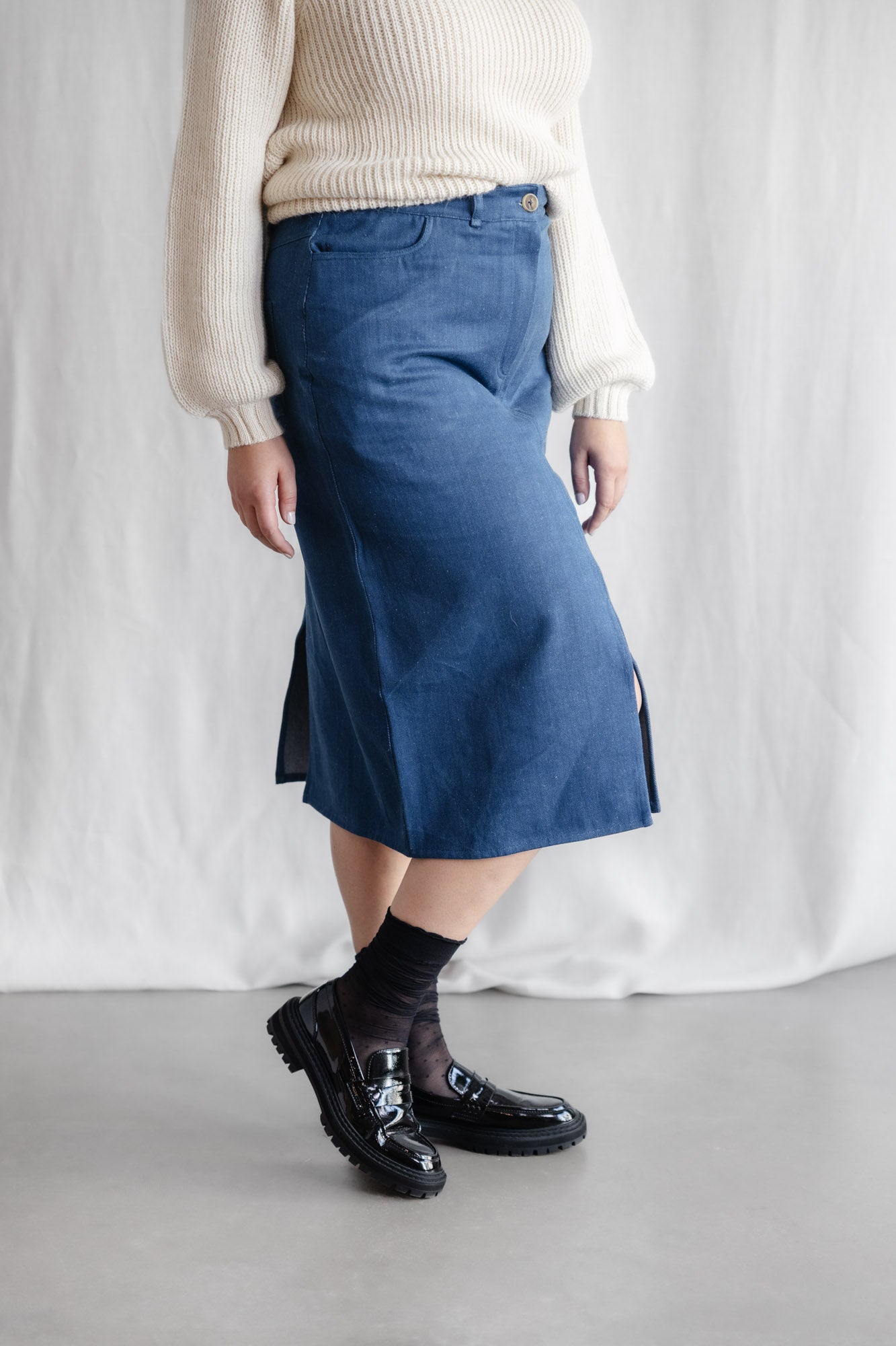 Organic cotton denim skirt Aleena Denim