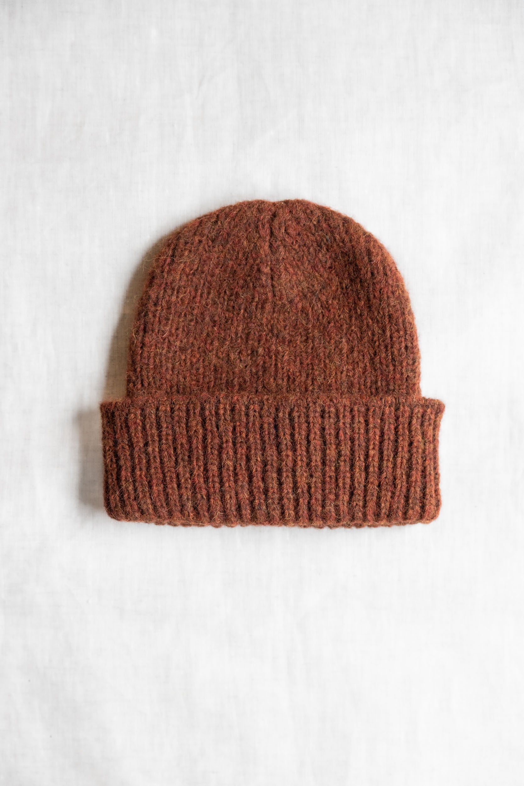 Baby-Alpaka Mütze Anatico Kastanie
