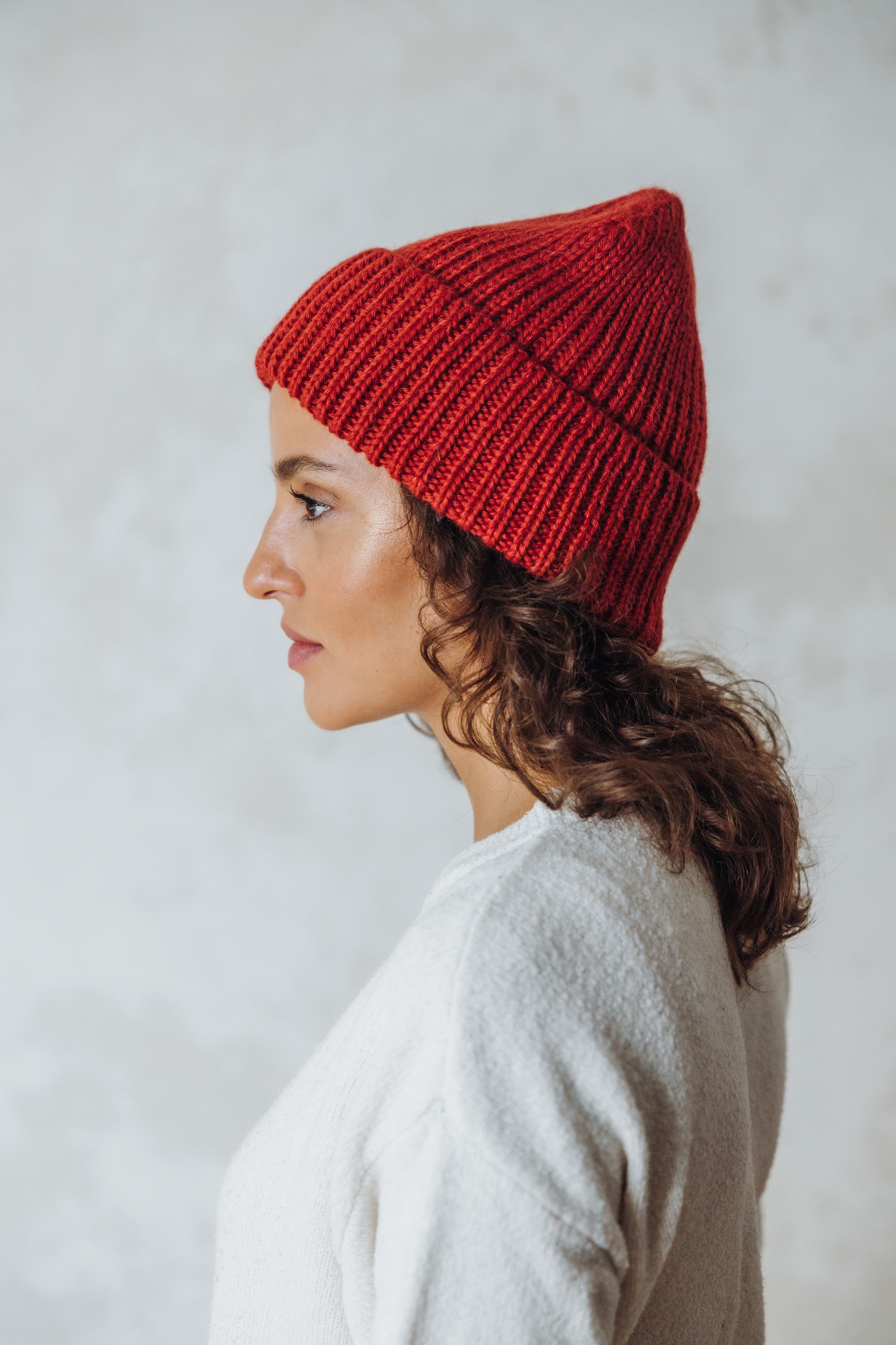 Baby Alpaca Hat Ayacucho Red