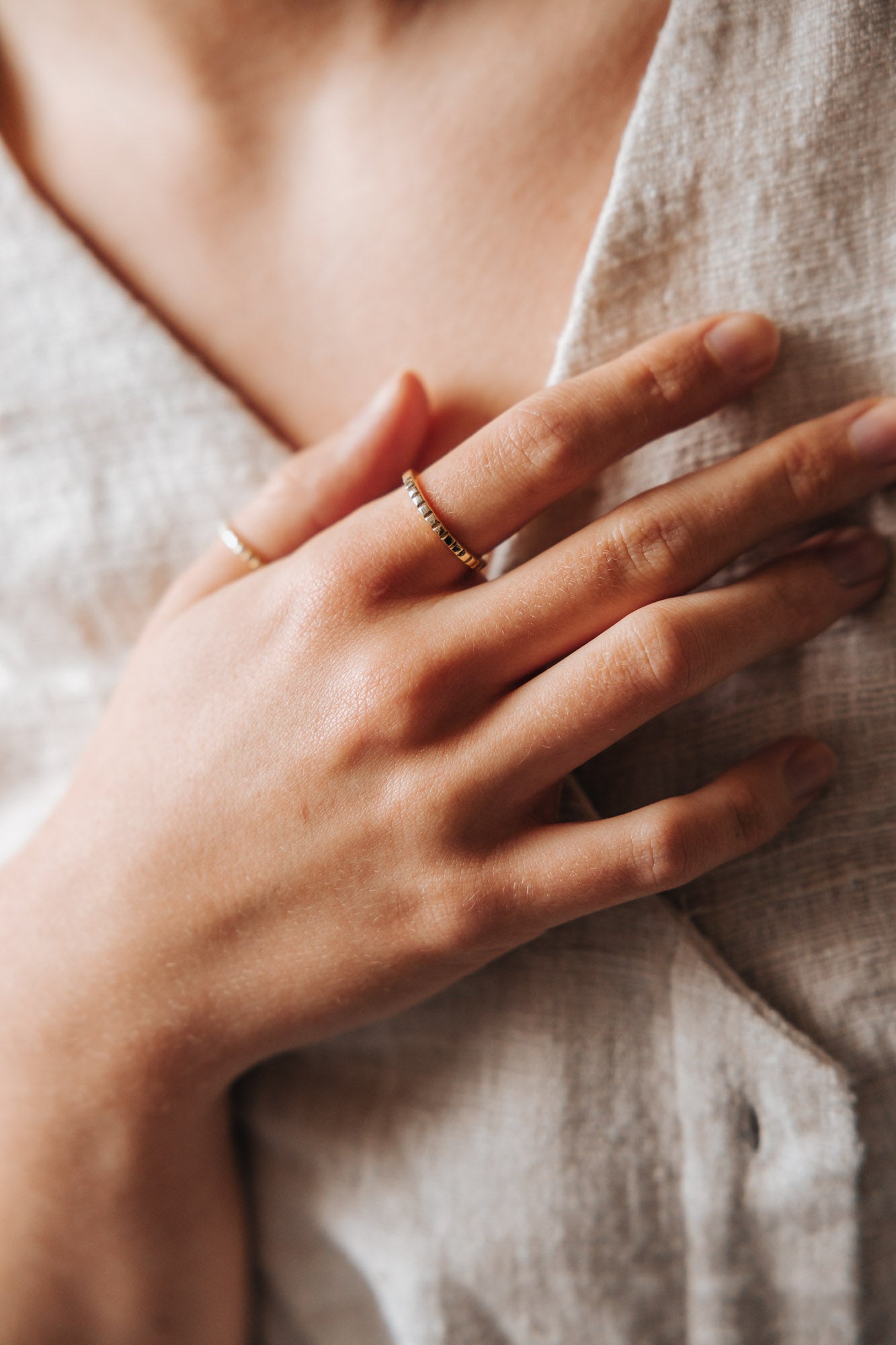 Ear Cuff Ring Bahut Brass