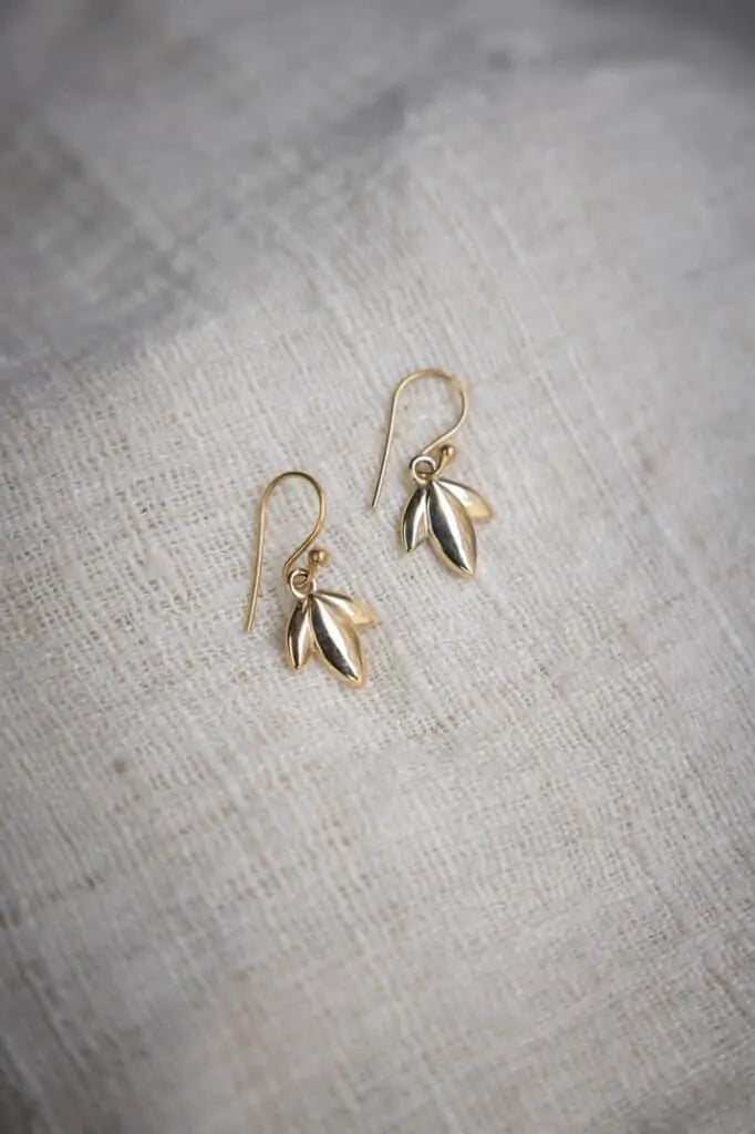Earring Phool Brass