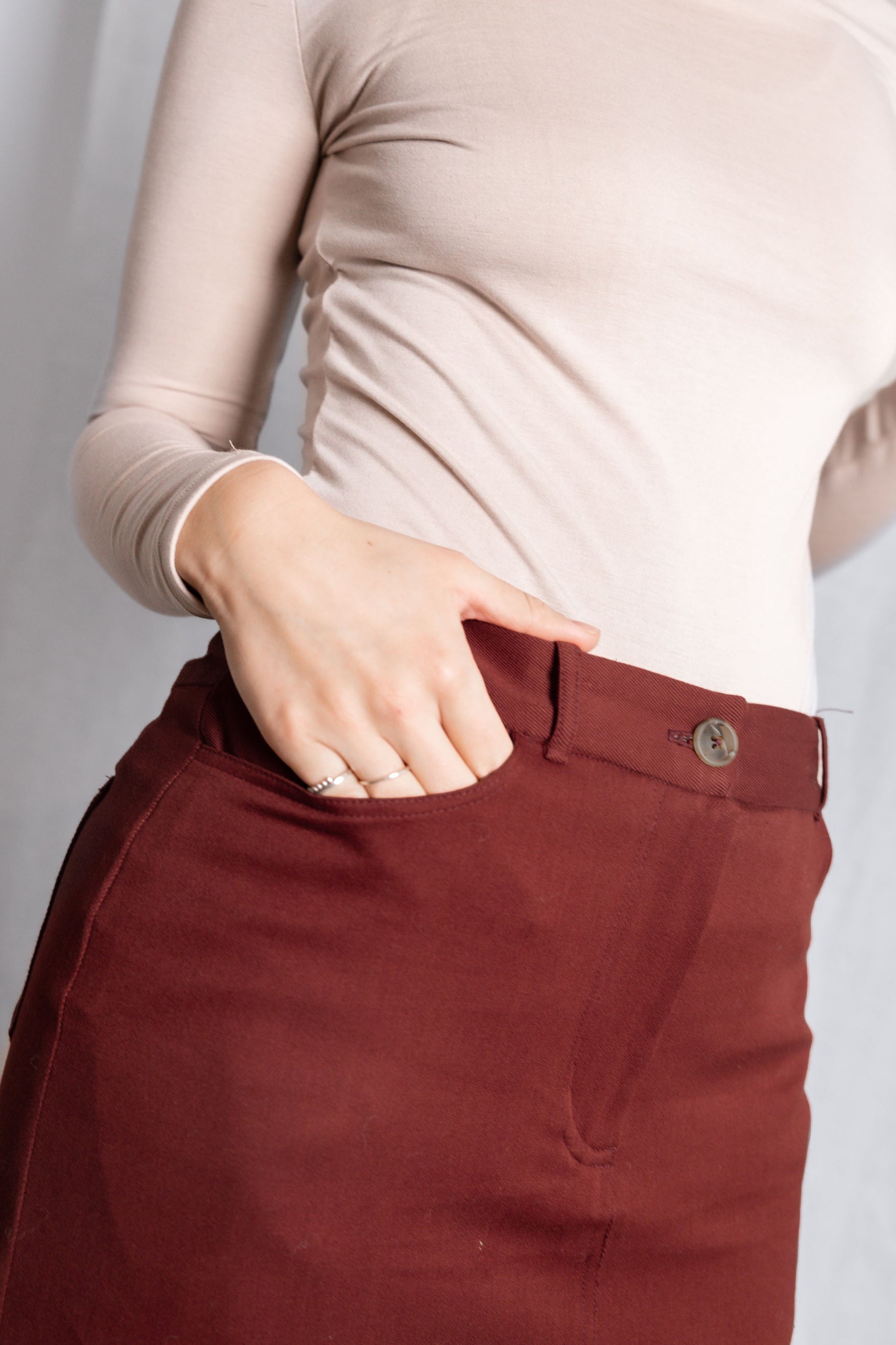 Organic cotton skirt Aleena Henna