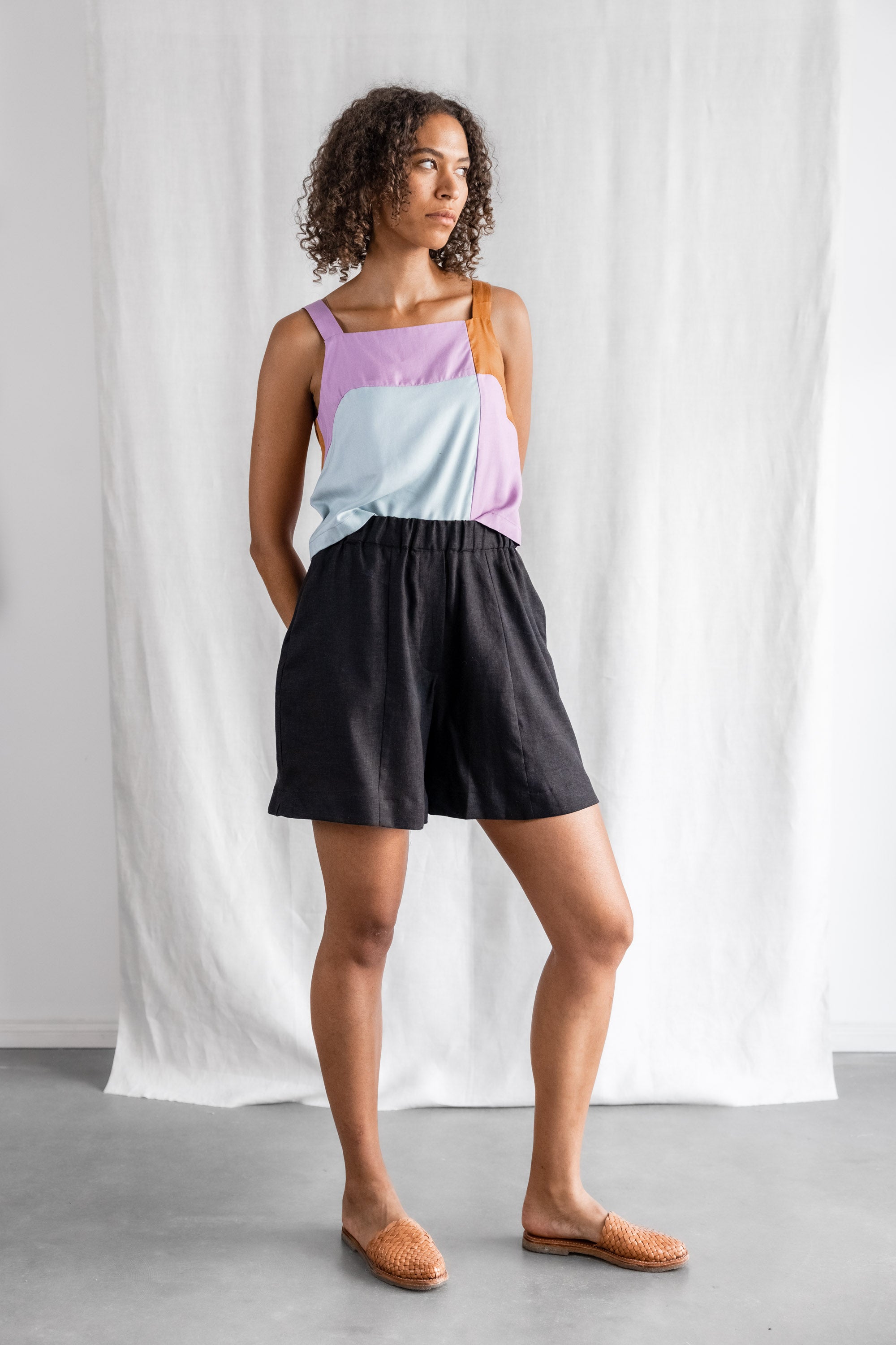 Organic Cotton Shorts Sitara Black