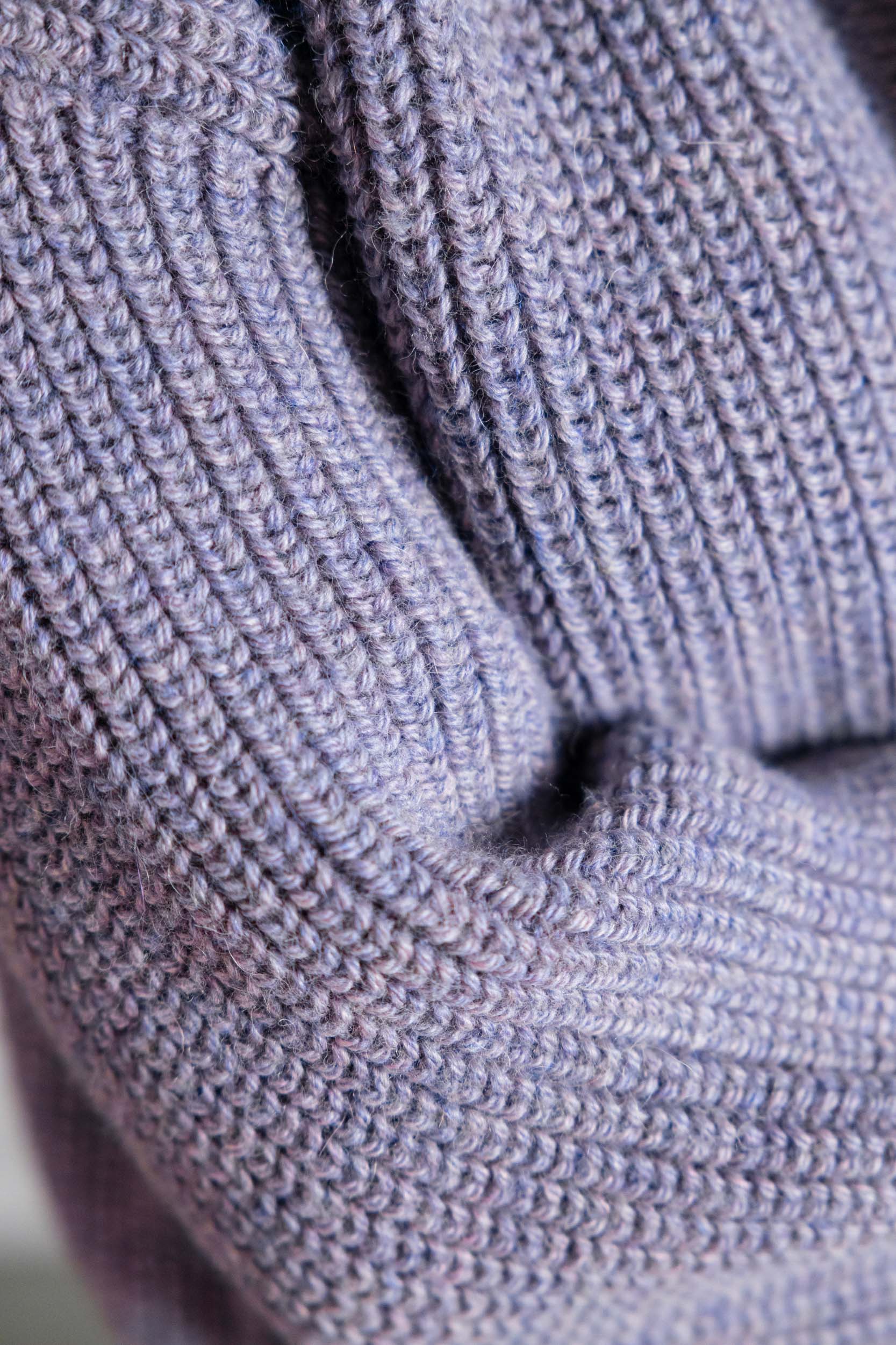 Baby-Alpaka Strickcardigan Betana Lila