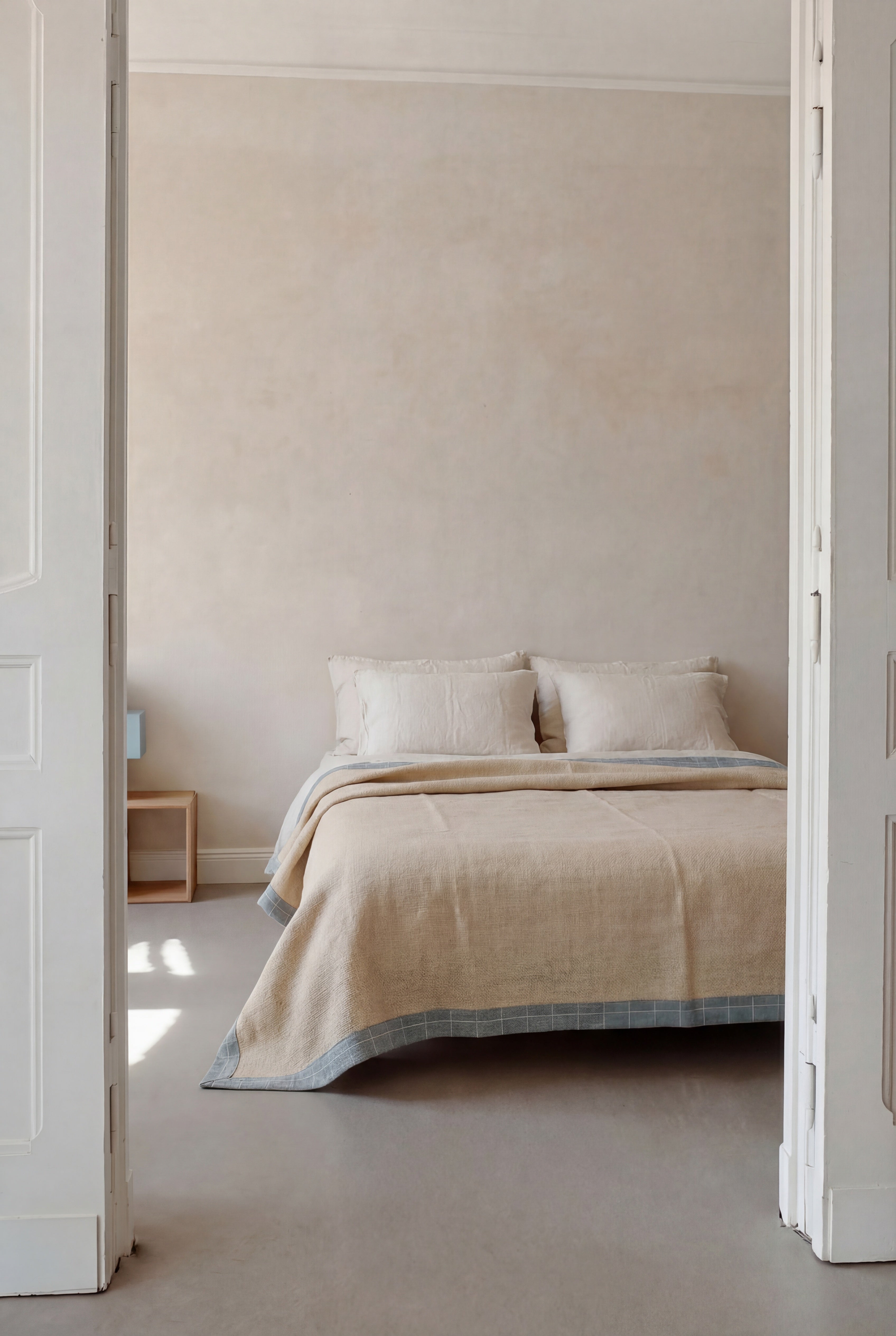 Cotton reversible bedspread Ghapala Ice