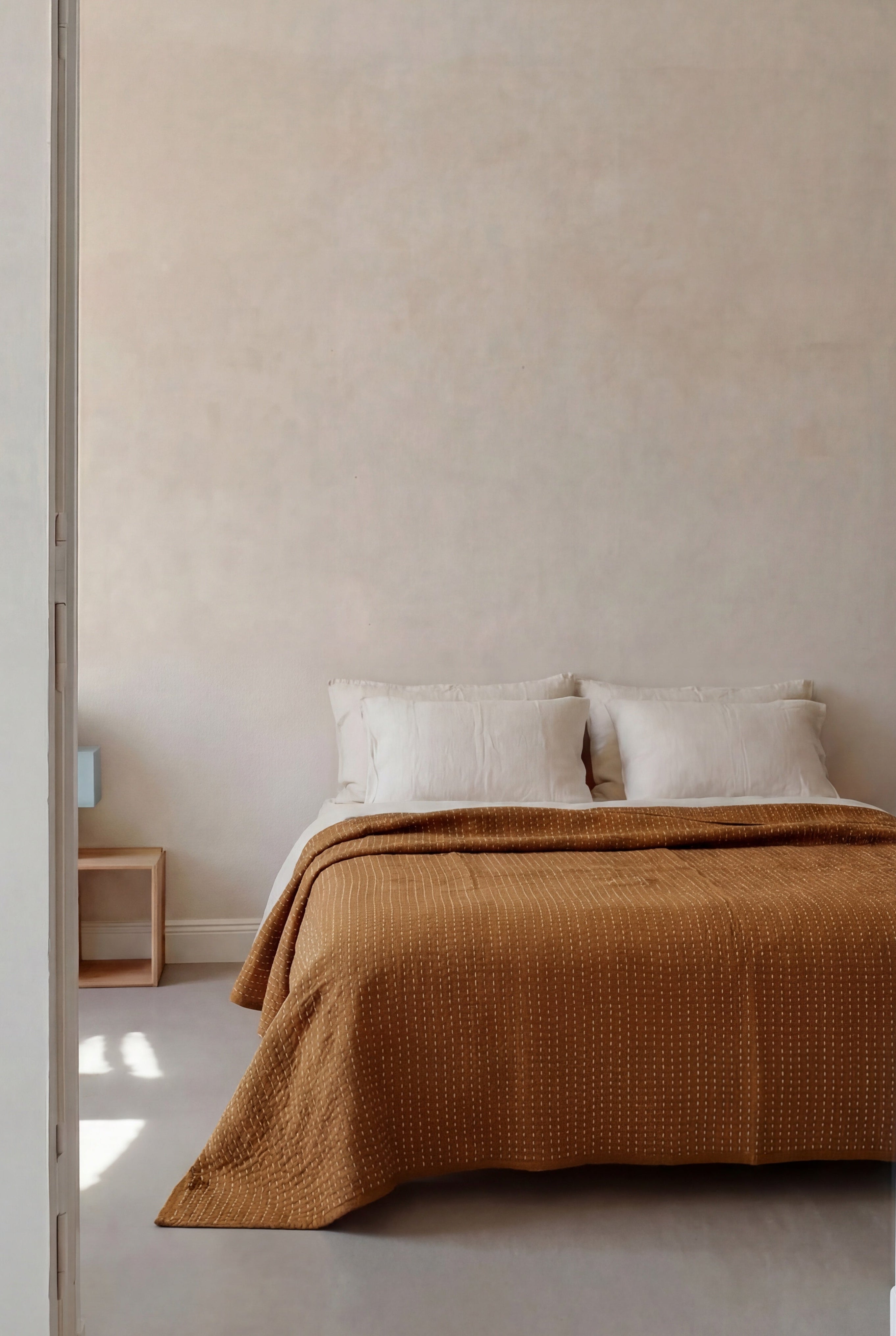 Cotton Patchwork Reversible Bedspread Ghapala Curry