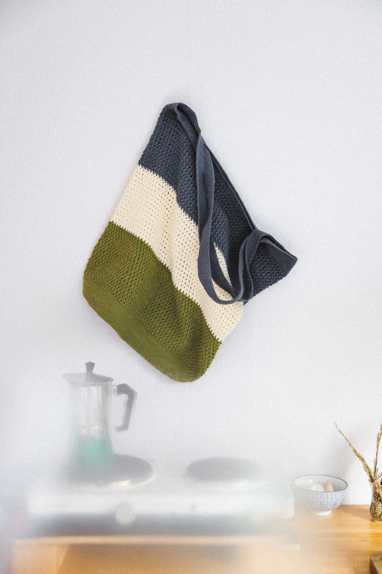 Organic Cotton Shopper Meesu Stripes