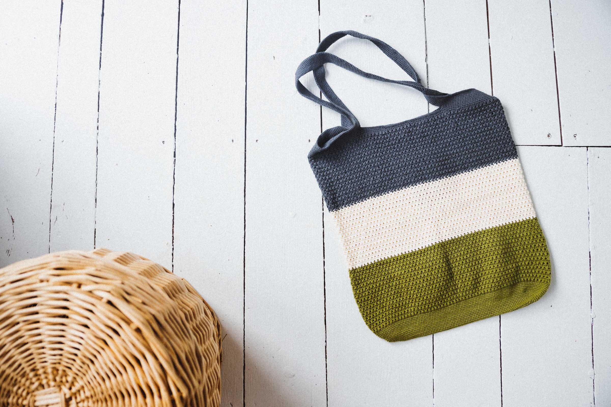 Organic Cotton Shopper Meesu Stripes