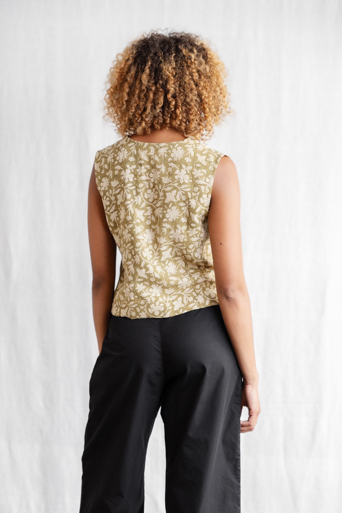 Bio-Baumwoll Top Chatania Blockprint