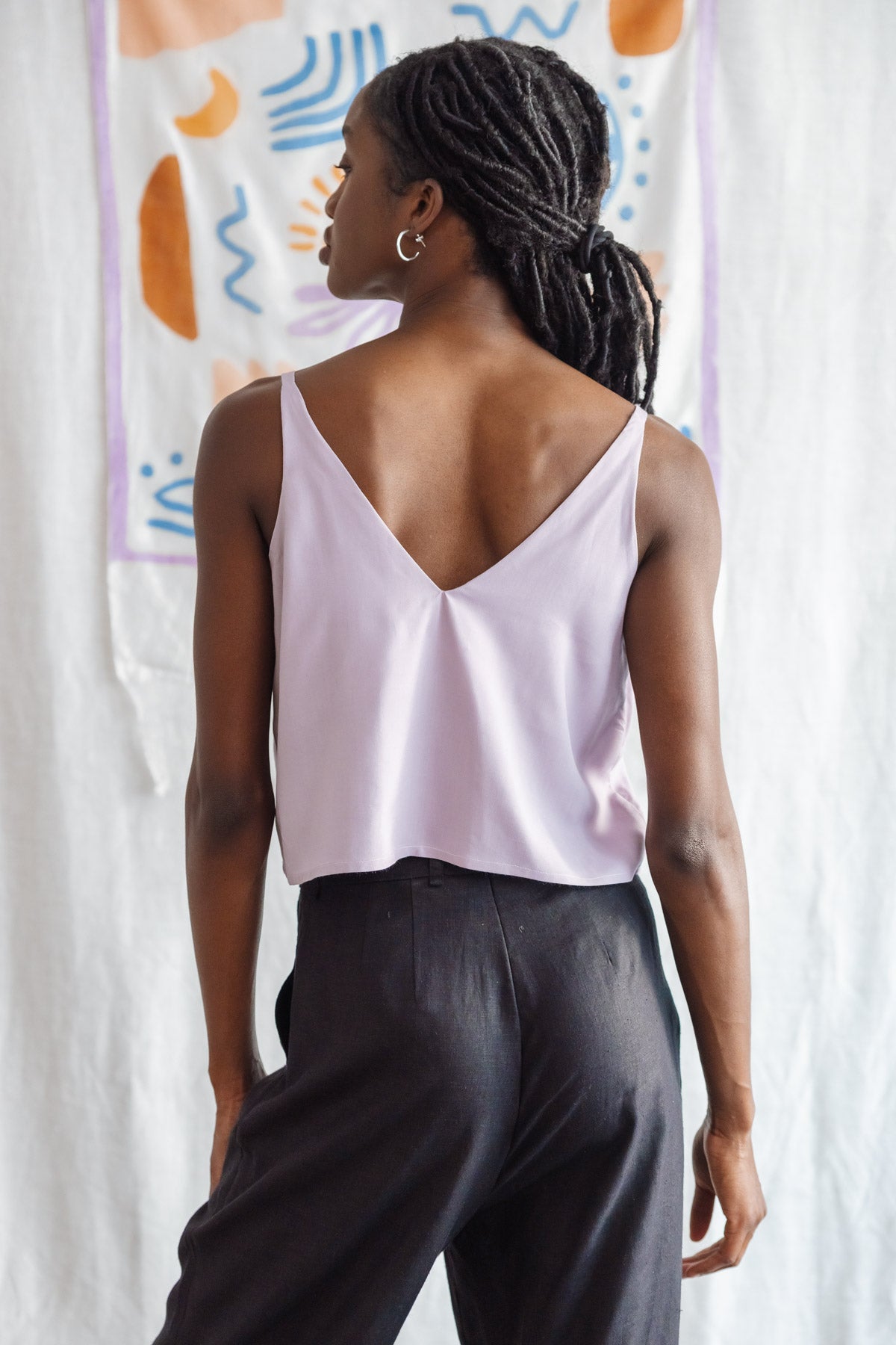 Ecovero Croptop Iyani Flieder