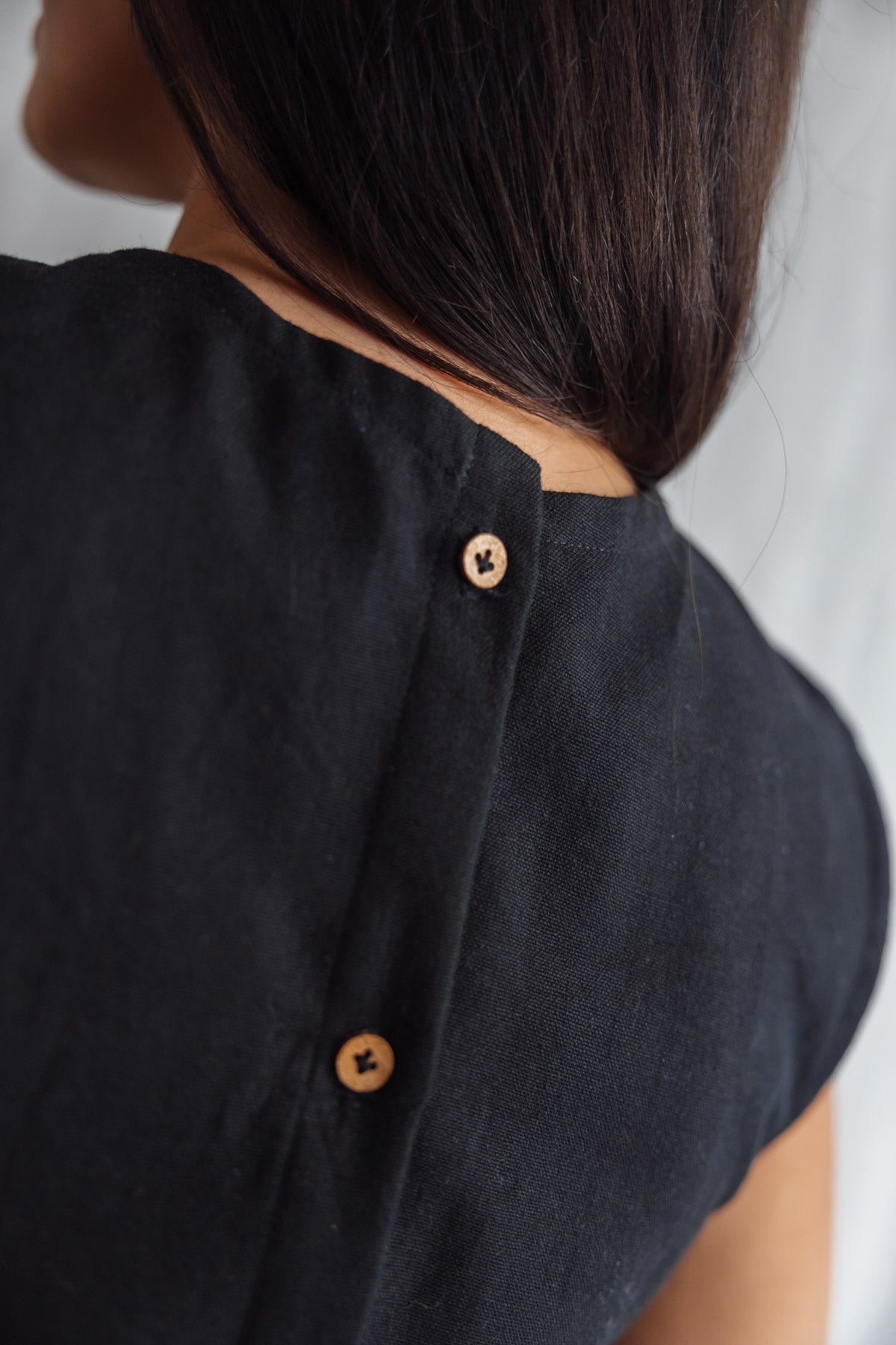 Hemp/Tencel Top Arman Black